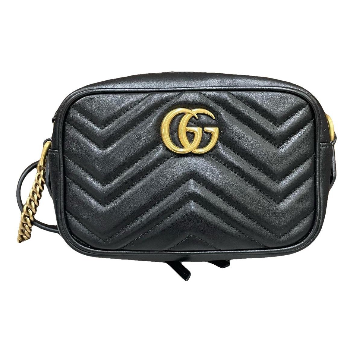GG Marmont Triple zip leather crossbody bag