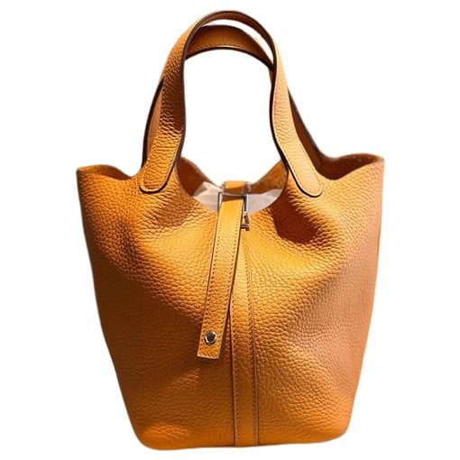 Picotin leather handbag