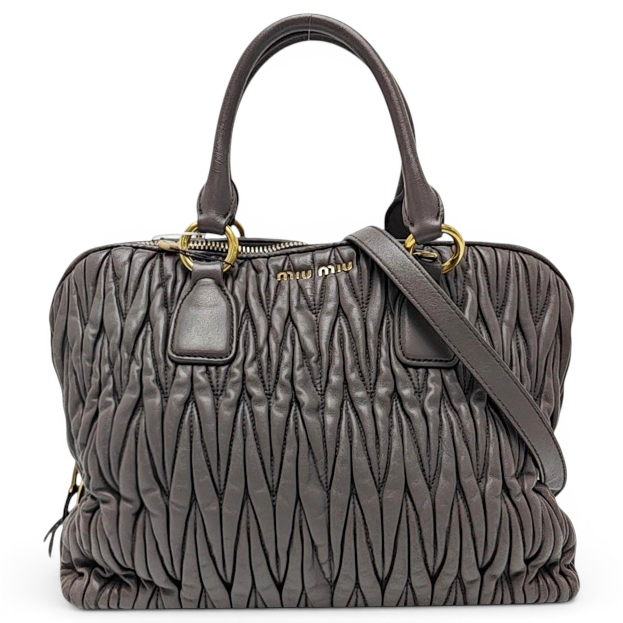 Leather handbag
