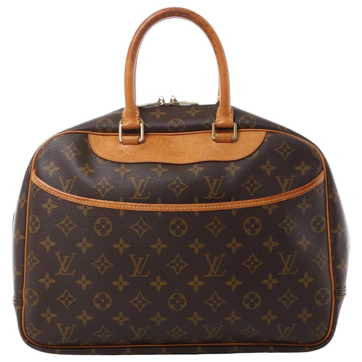 Louis Vuitton Deauville leather handbag