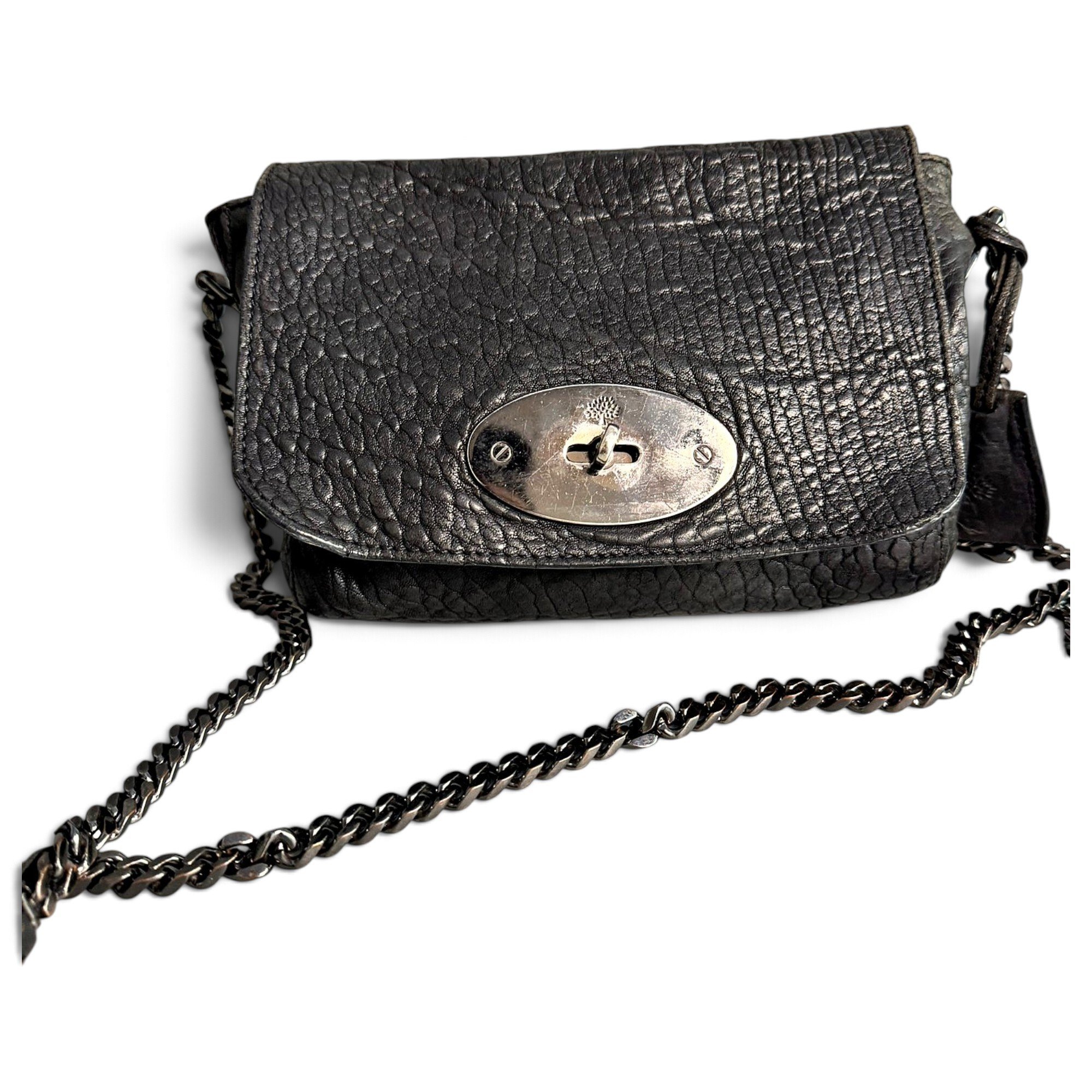Lily leather handbag