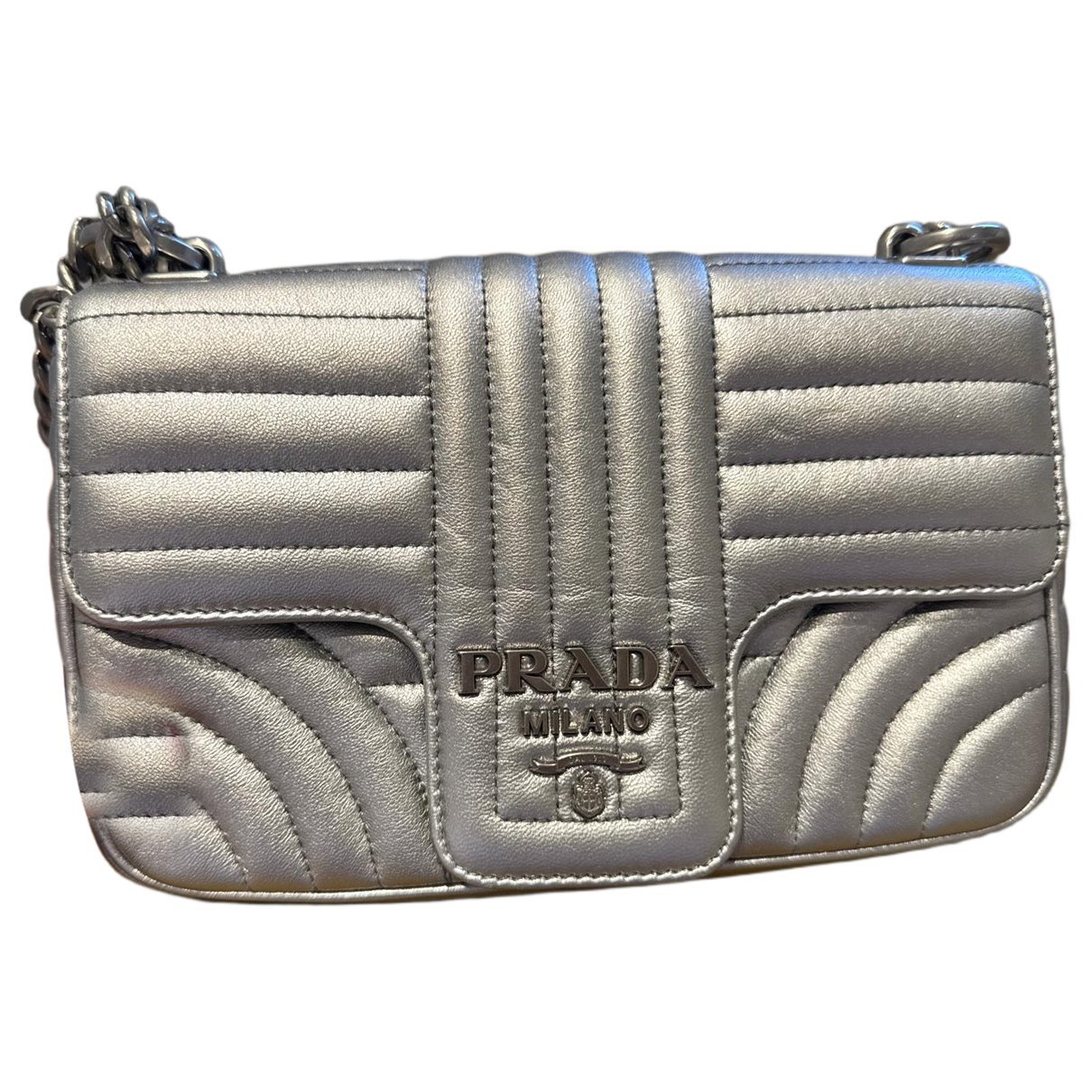 Diagramme leather handbag