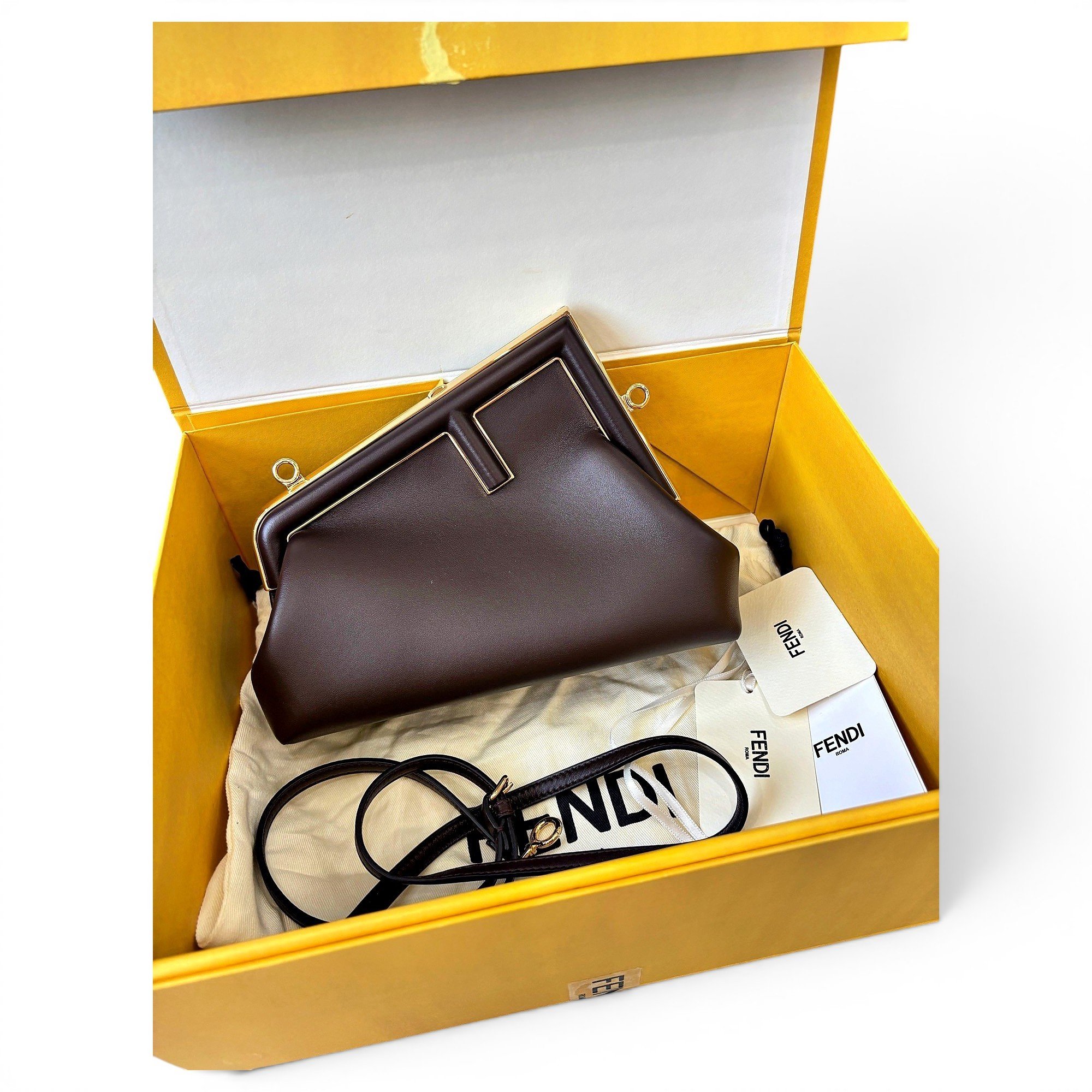 Leather crossbody bag