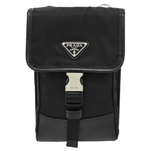Re-Nylon cloth crossbody bag