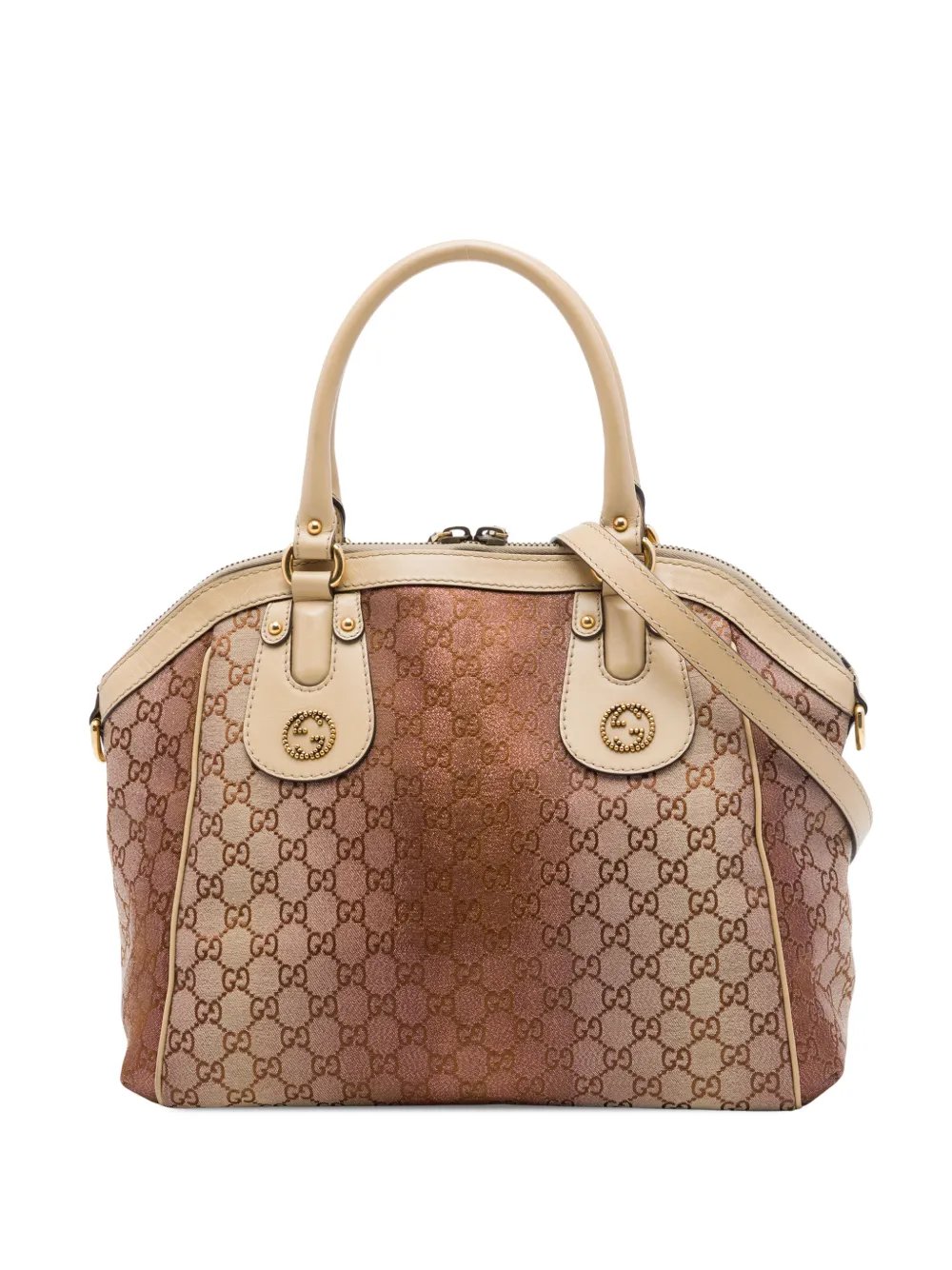 2016-2026 Medium GG Lurex Scarlett satchel