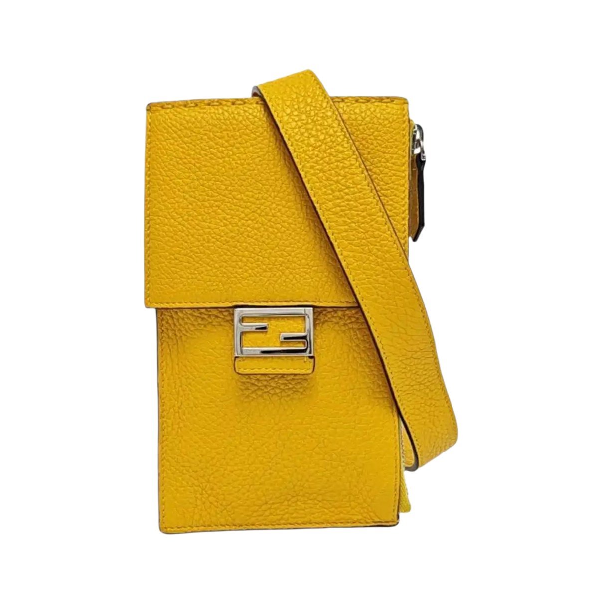 Baguette leather crossbody bag