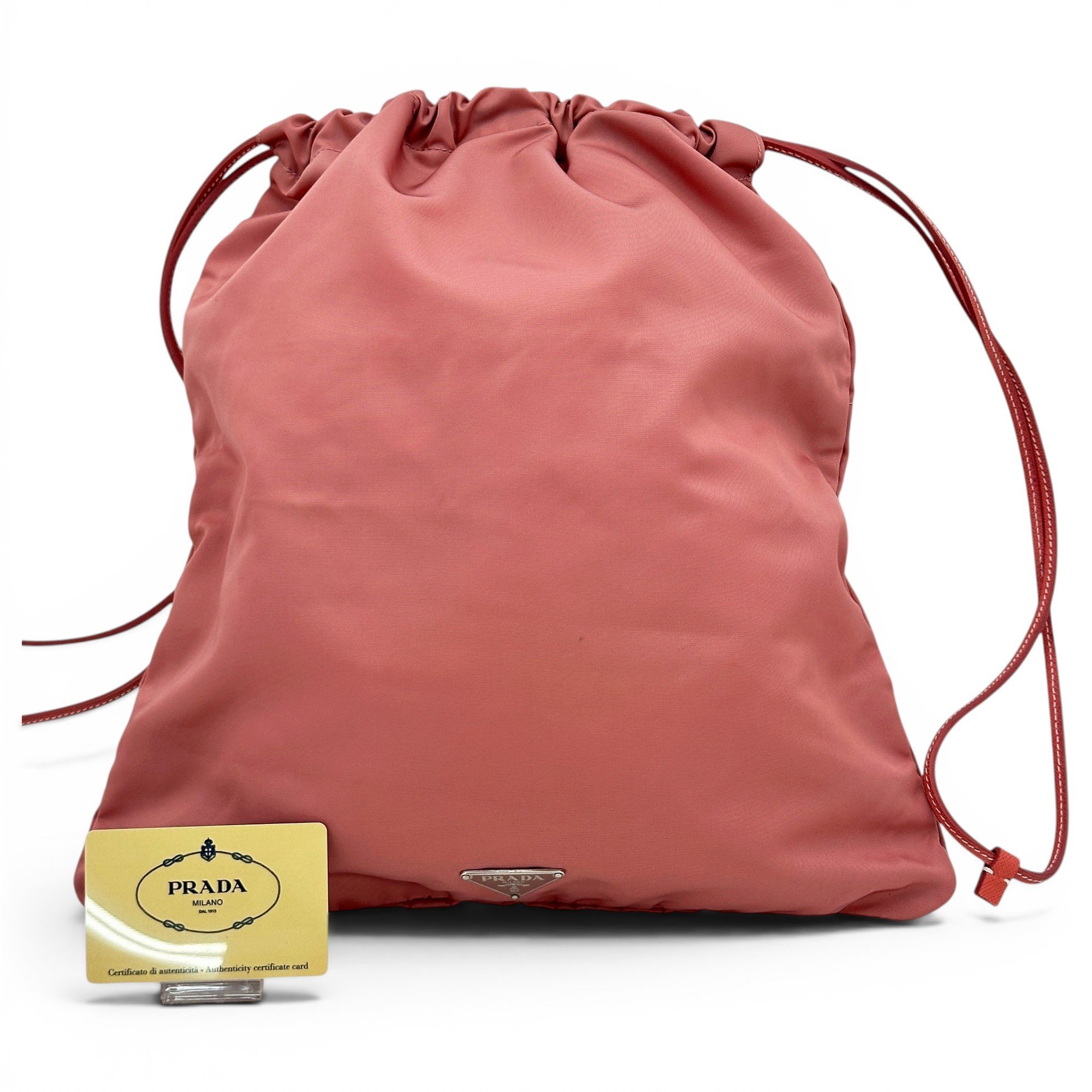 Leather backpack