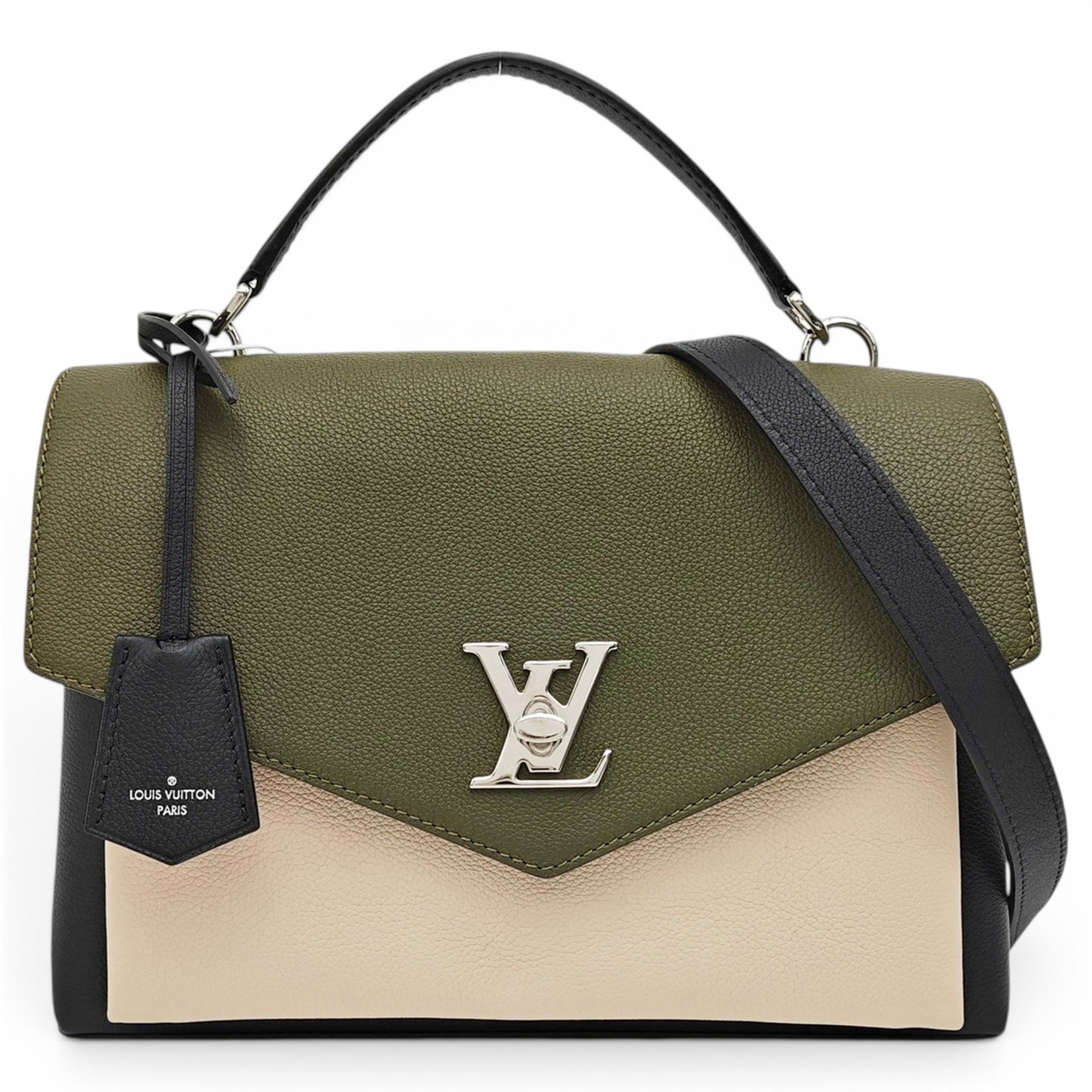 Lockme leather handbag