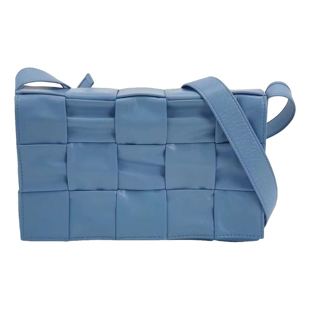 Cassette leather handbag