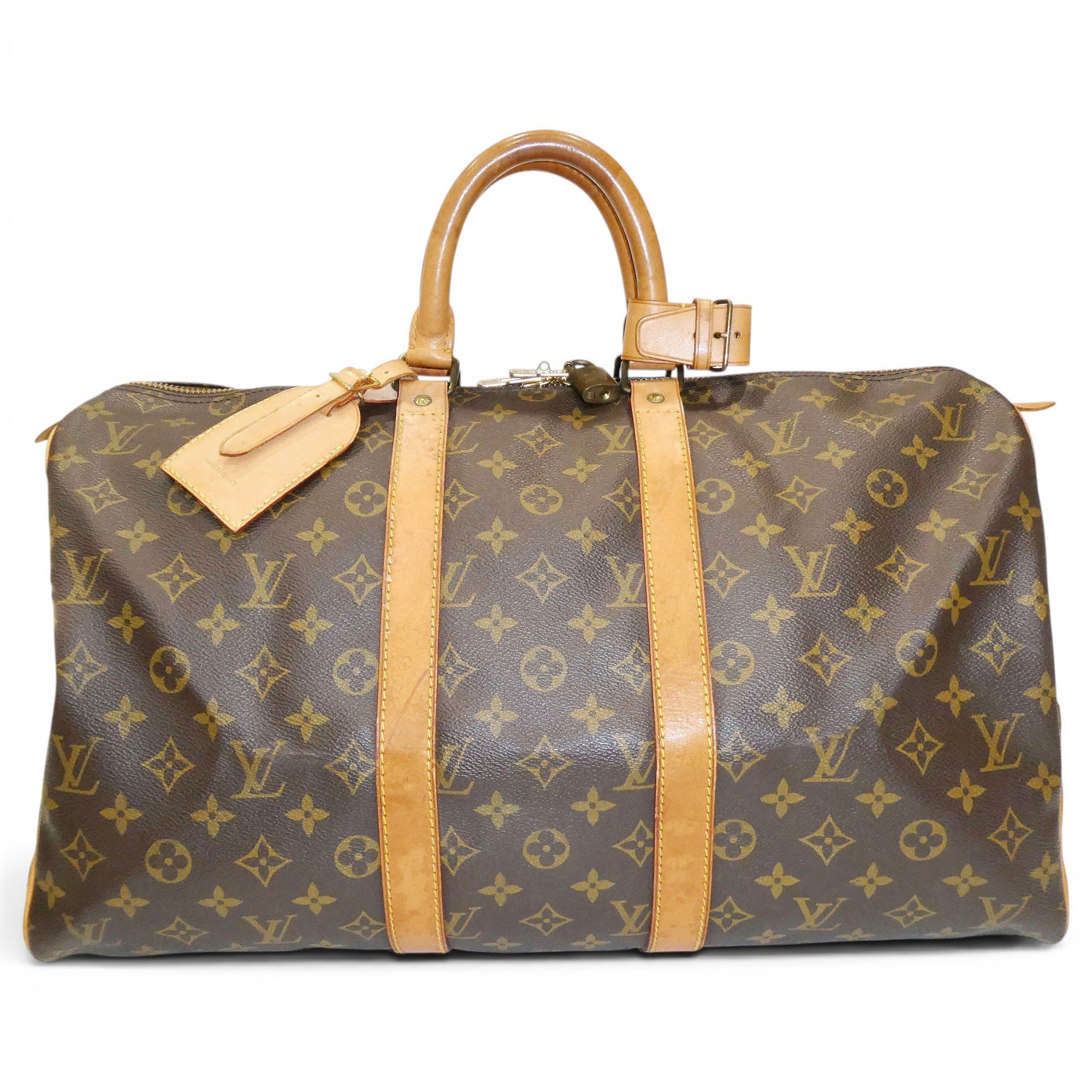 Keepall leather 48h bag
