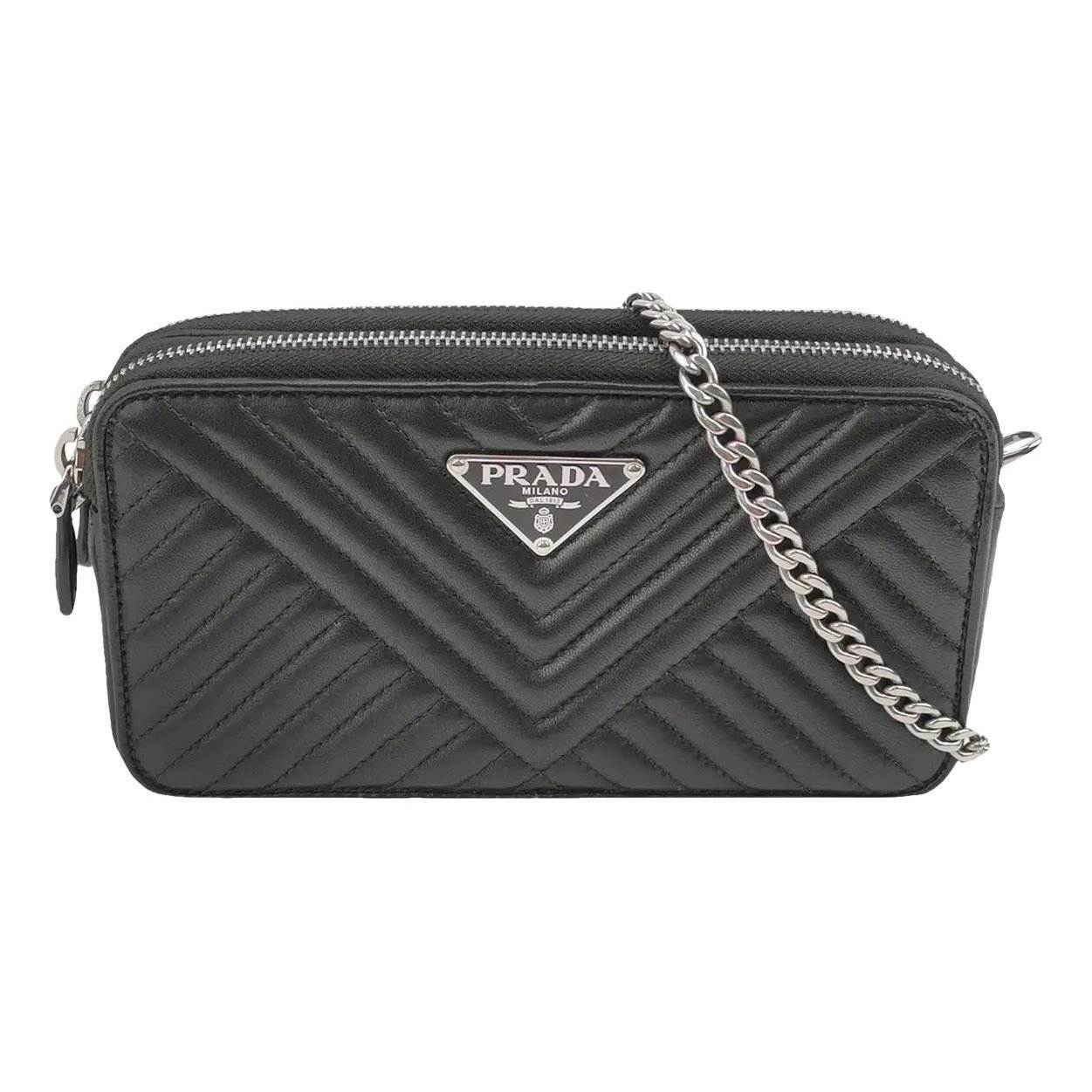 Diagramme leather crossbody bag