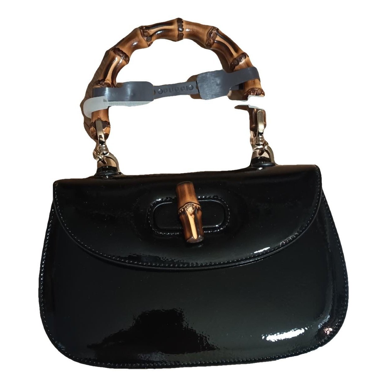 Bamboo leather handbag