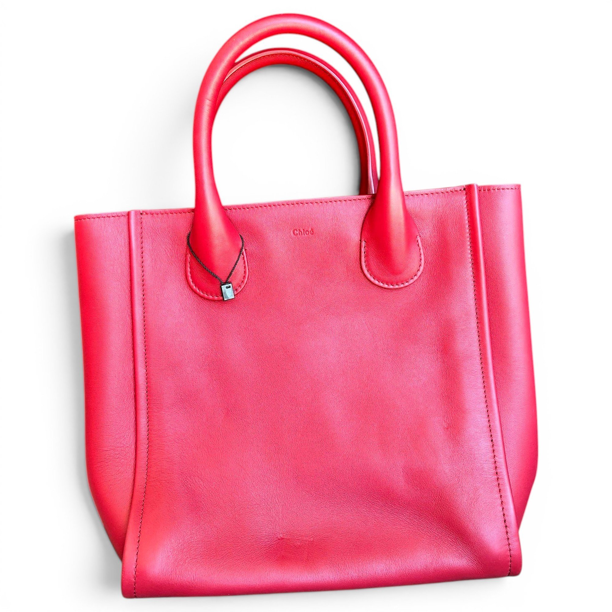 Leather tote