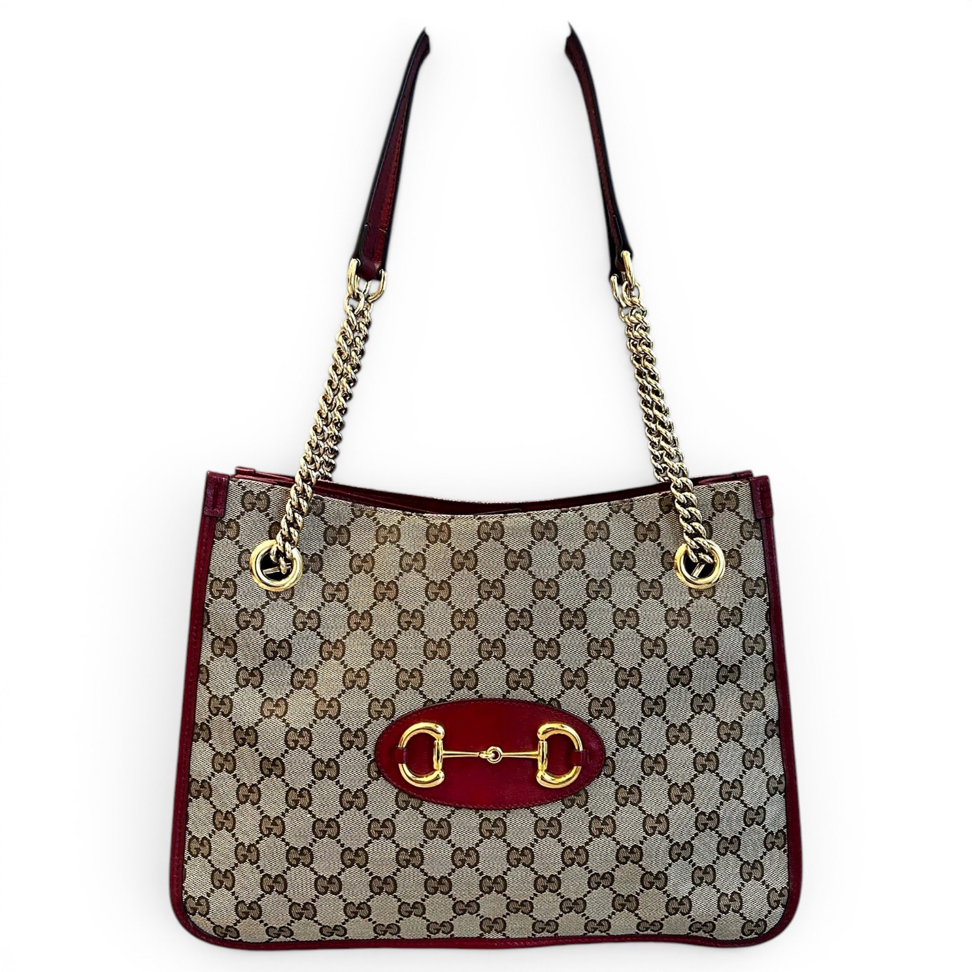 Horsebit 1955 Chain cloth handbag