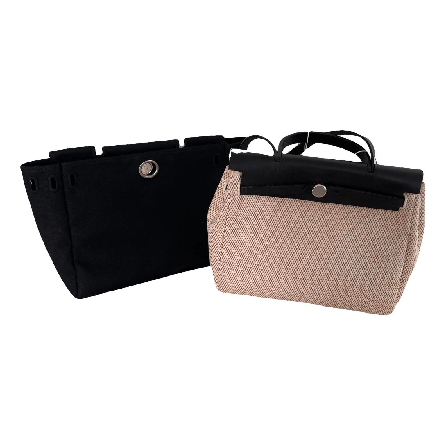 Hermes Herbag cloth handbag