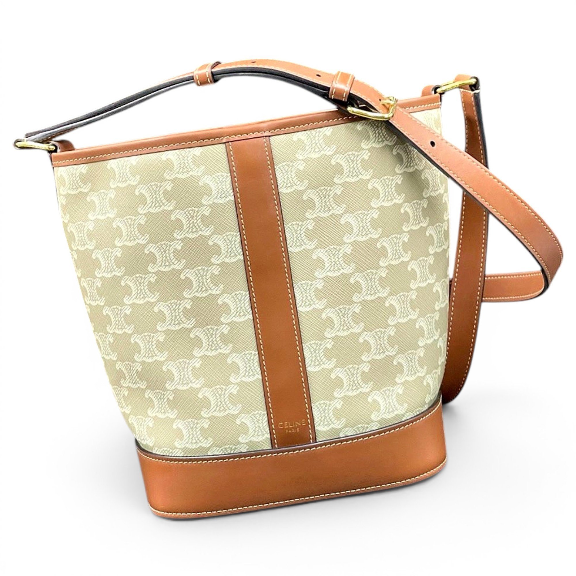 SAC SEAU leather handbag
