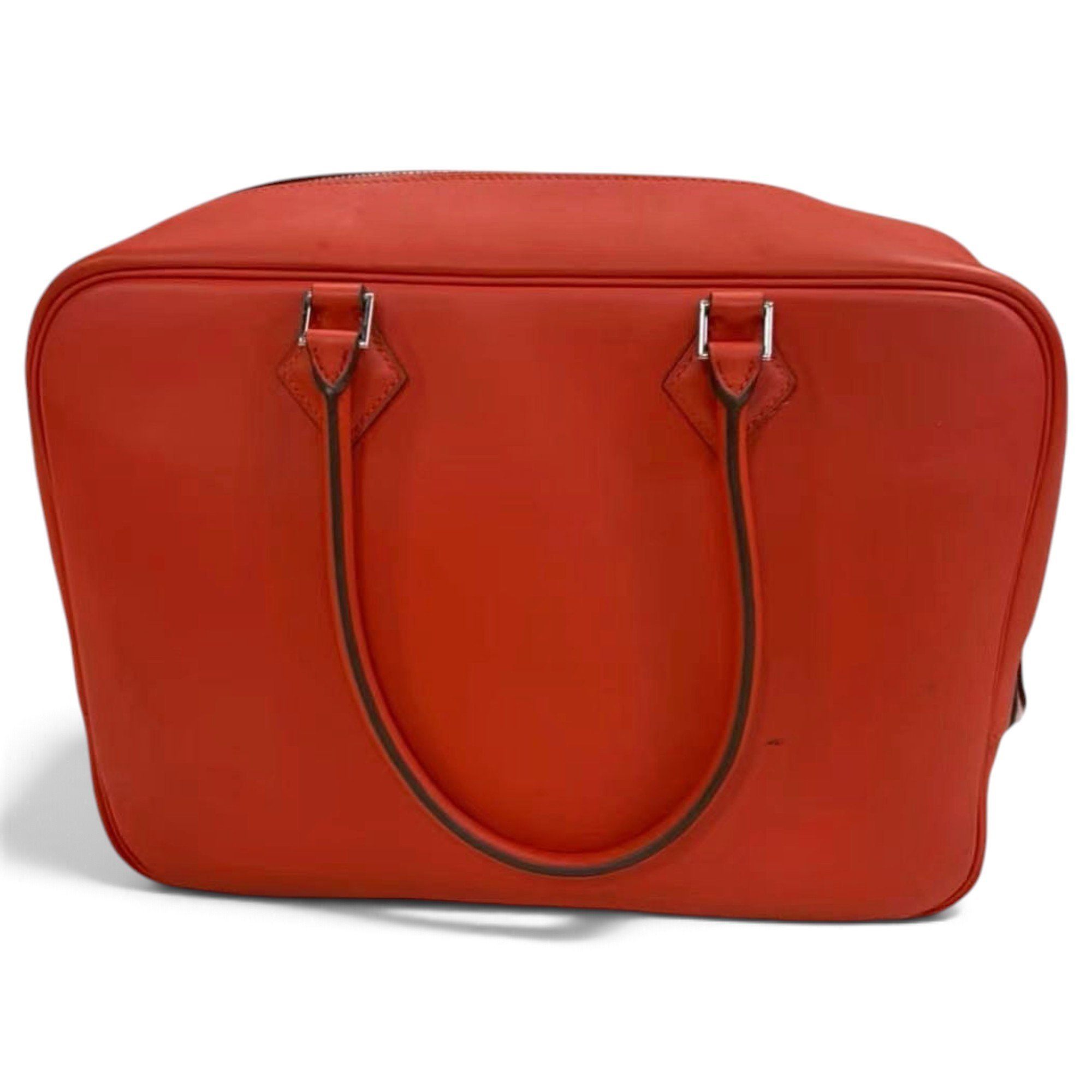 Plume leather handbag