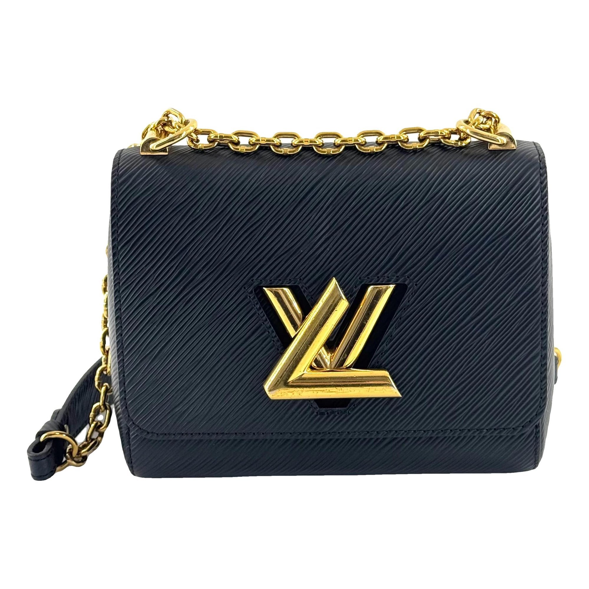 Twist leather crossbody bag