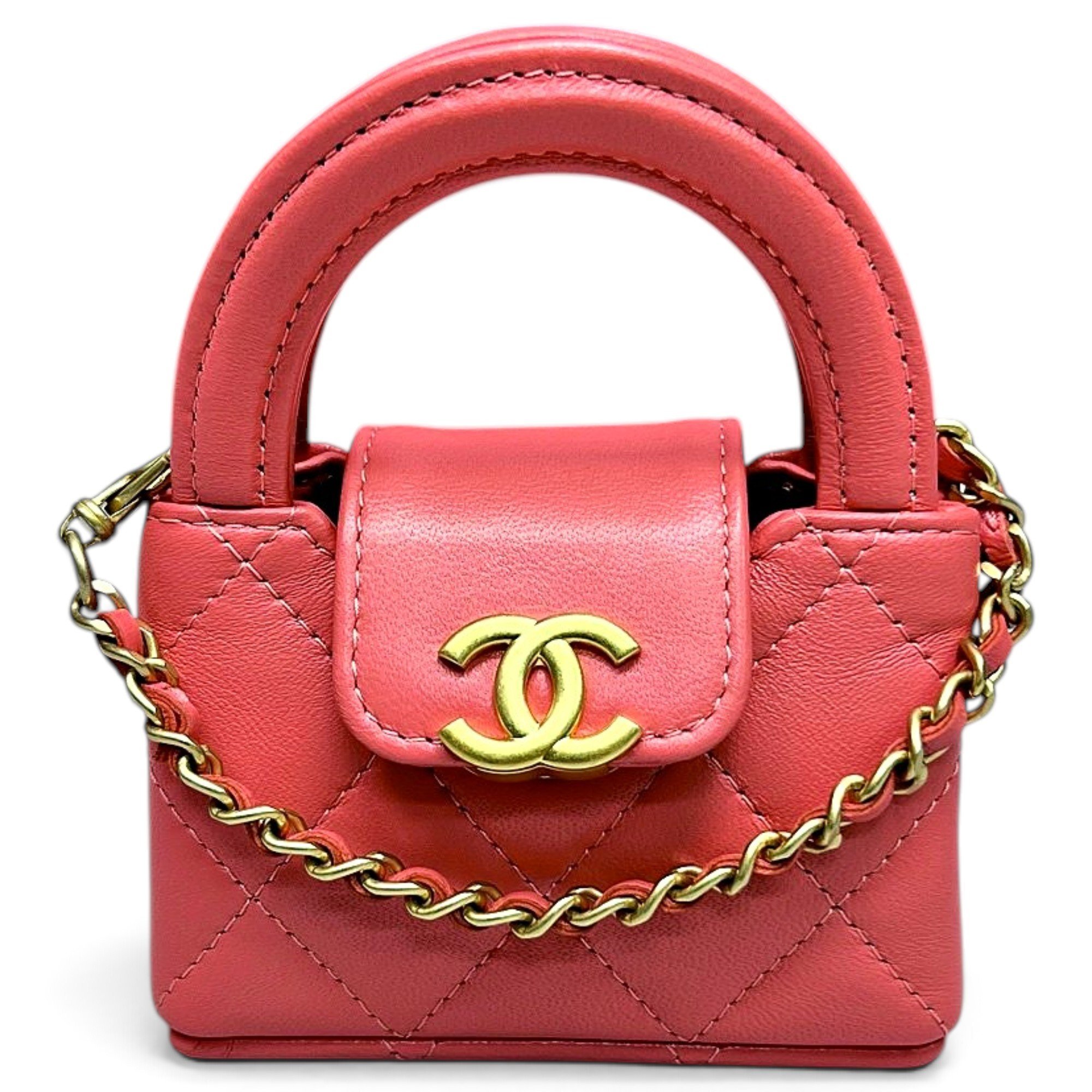 Mini Shopping leather handbag