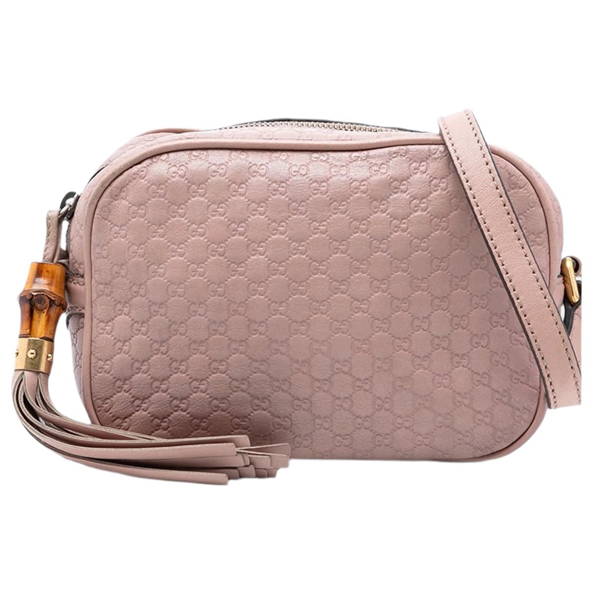 Gucci B leather crossbody bag