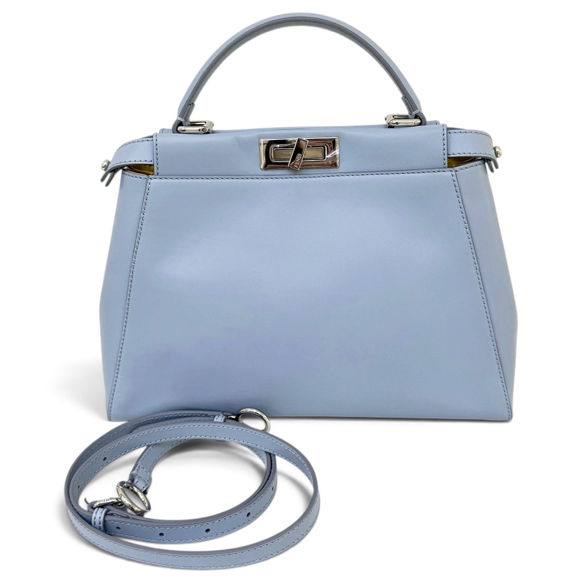 Peekaboo leather handbag