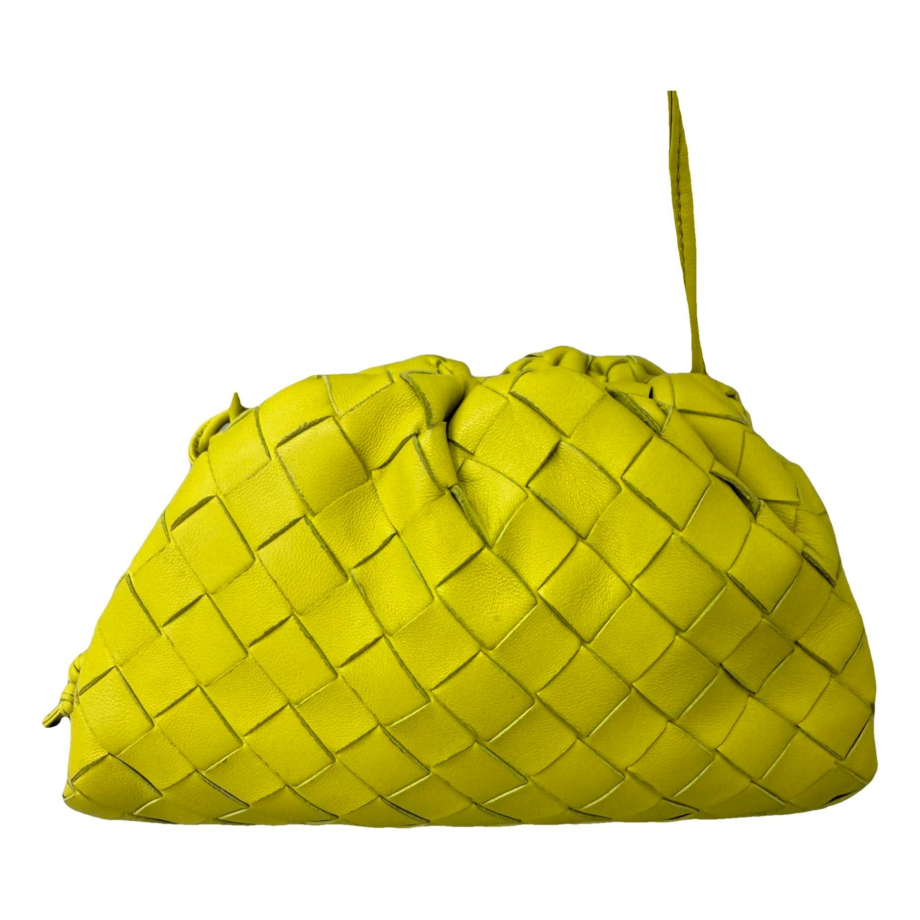 Pouch leather handbag