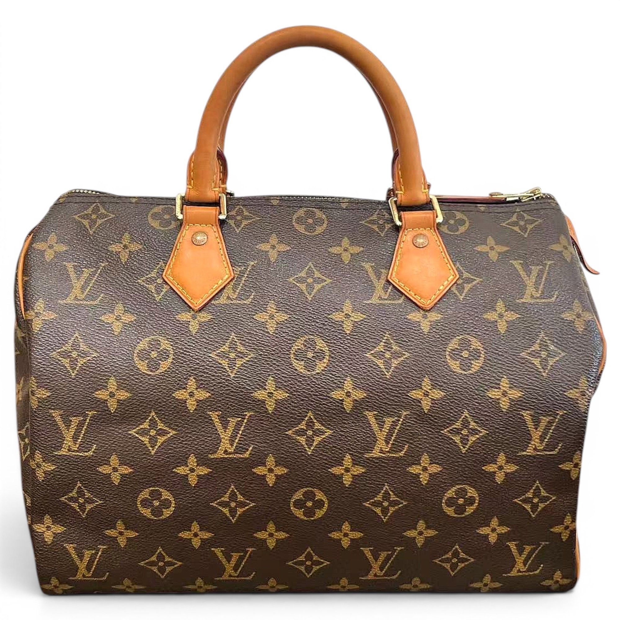 Speedy leather handbag