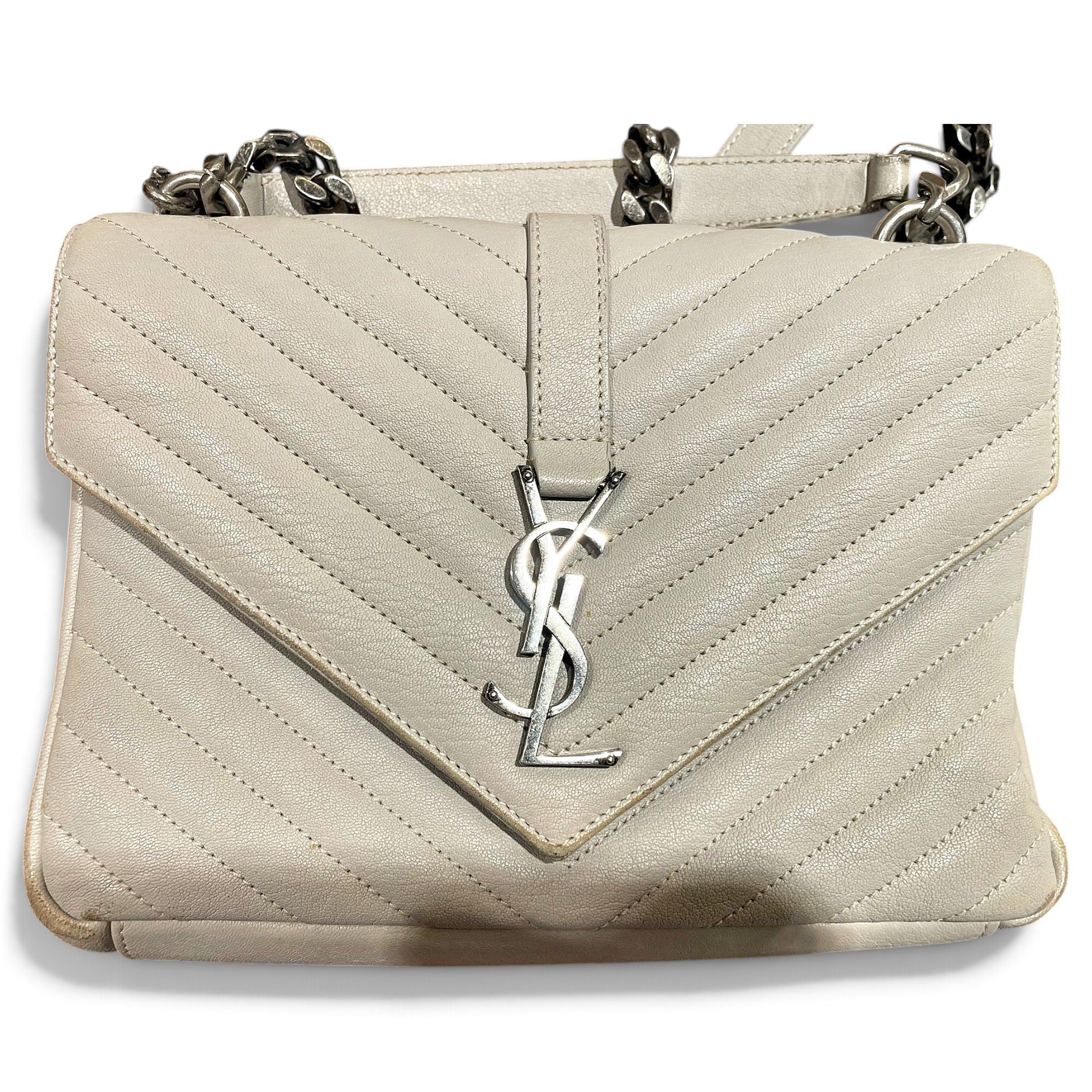 Collége monogramme leather handbag
