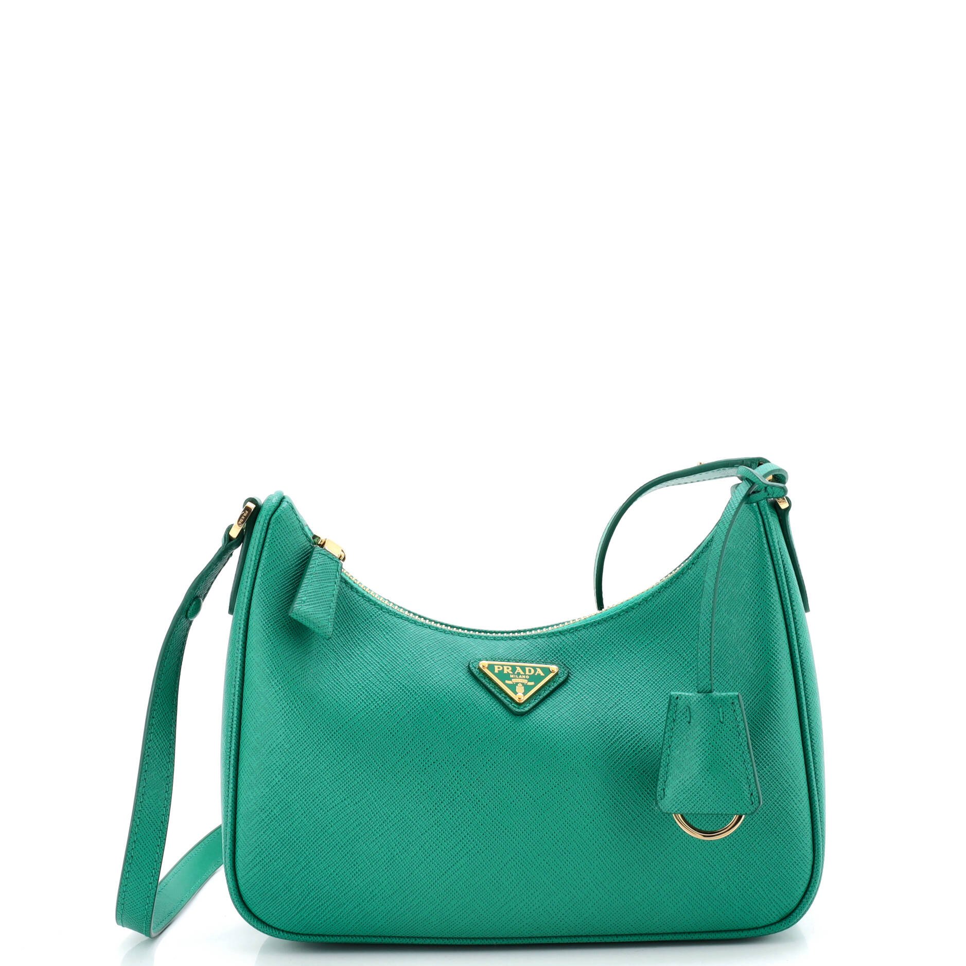 Re-Edition Hobo Saffiano Leather Mini