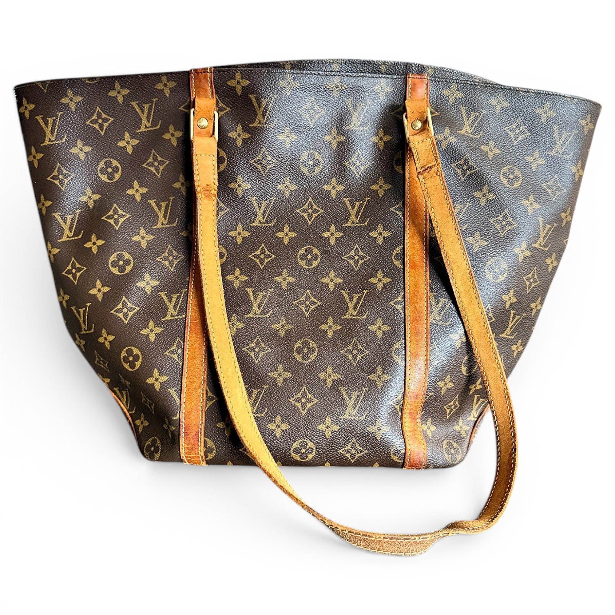 Shopping leather tote