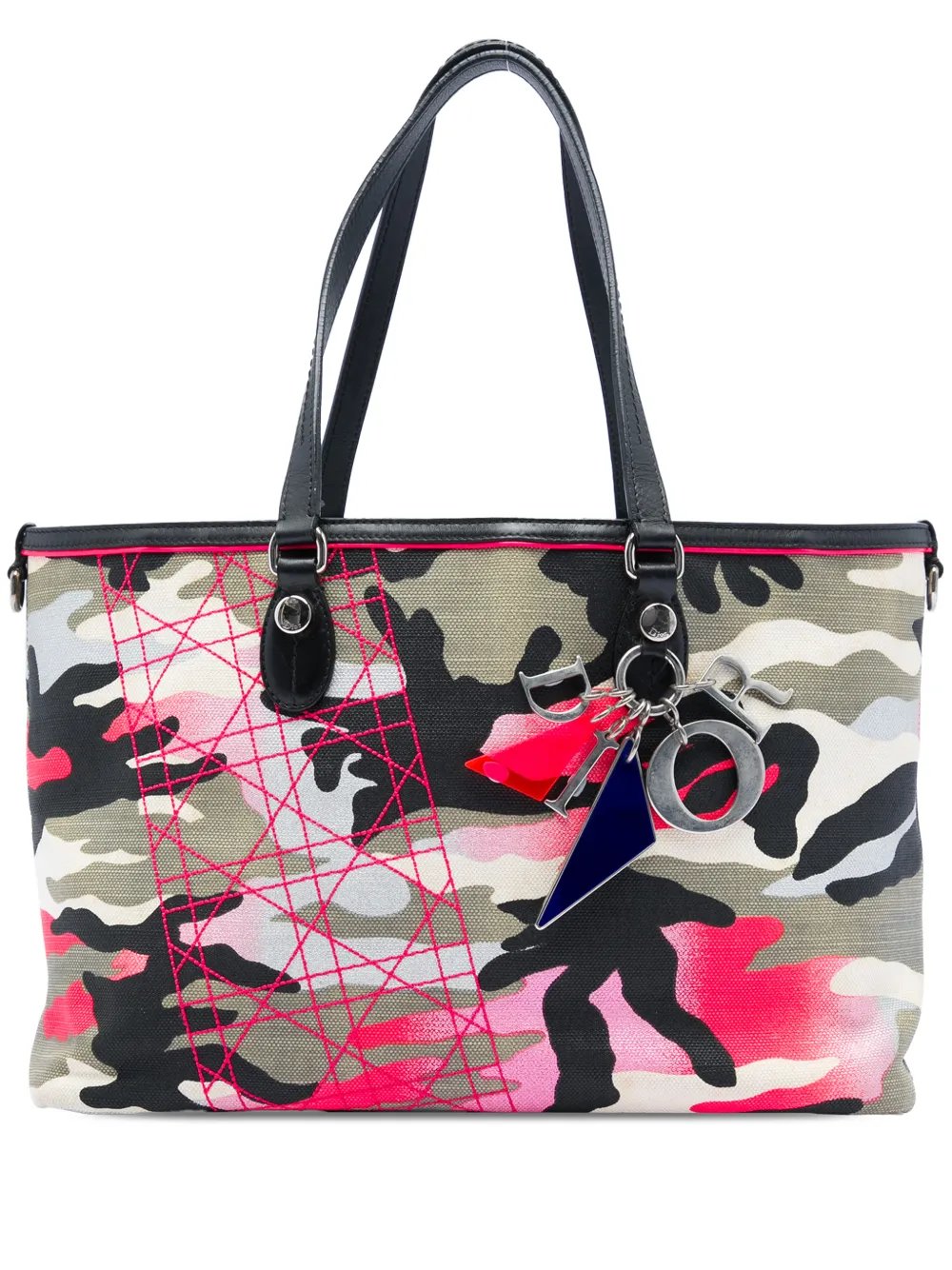 2011 Anselm Reyle Medium Canvas Camouflage tote bag