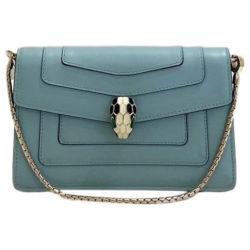 Serpenti leather handbag