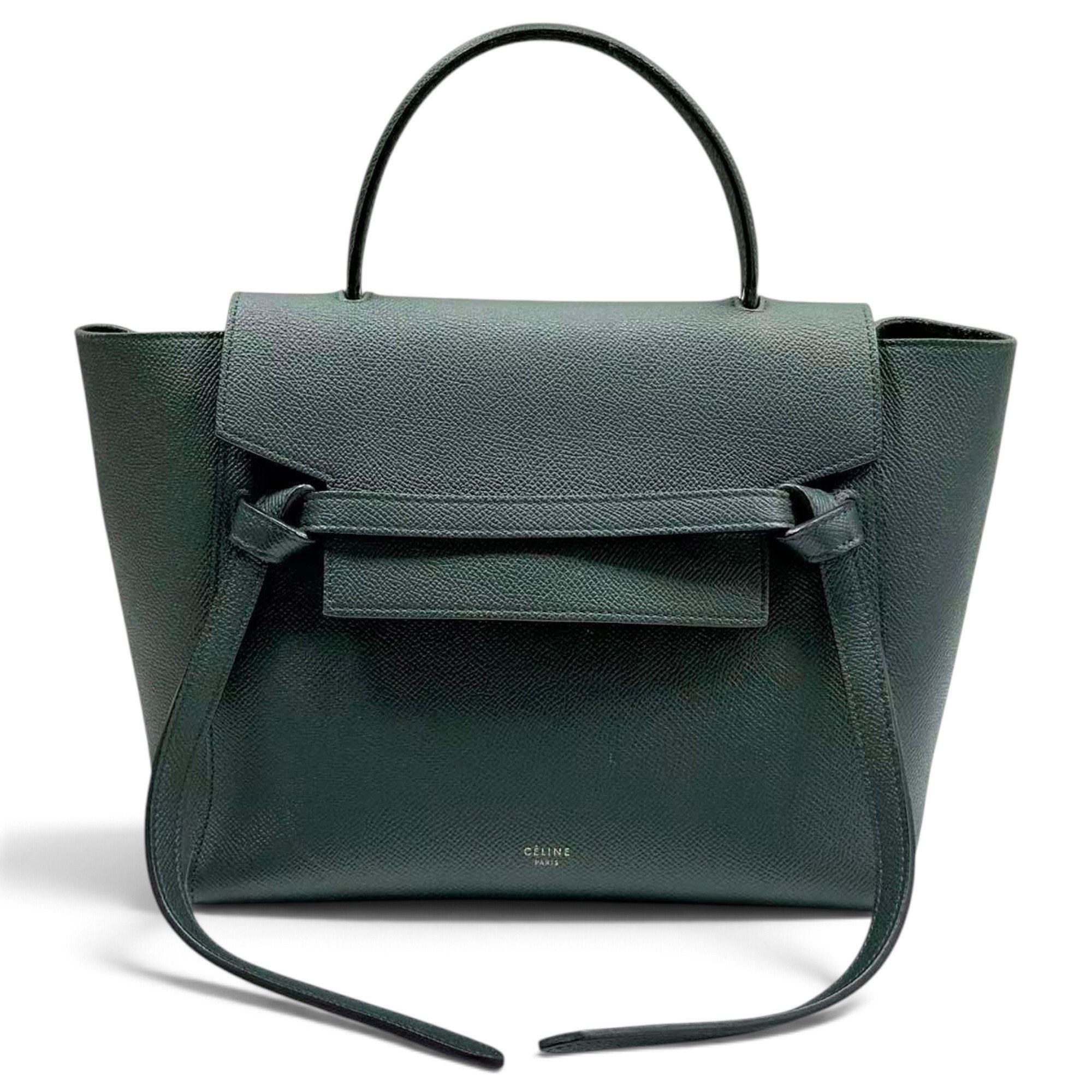 Belt leather handbag