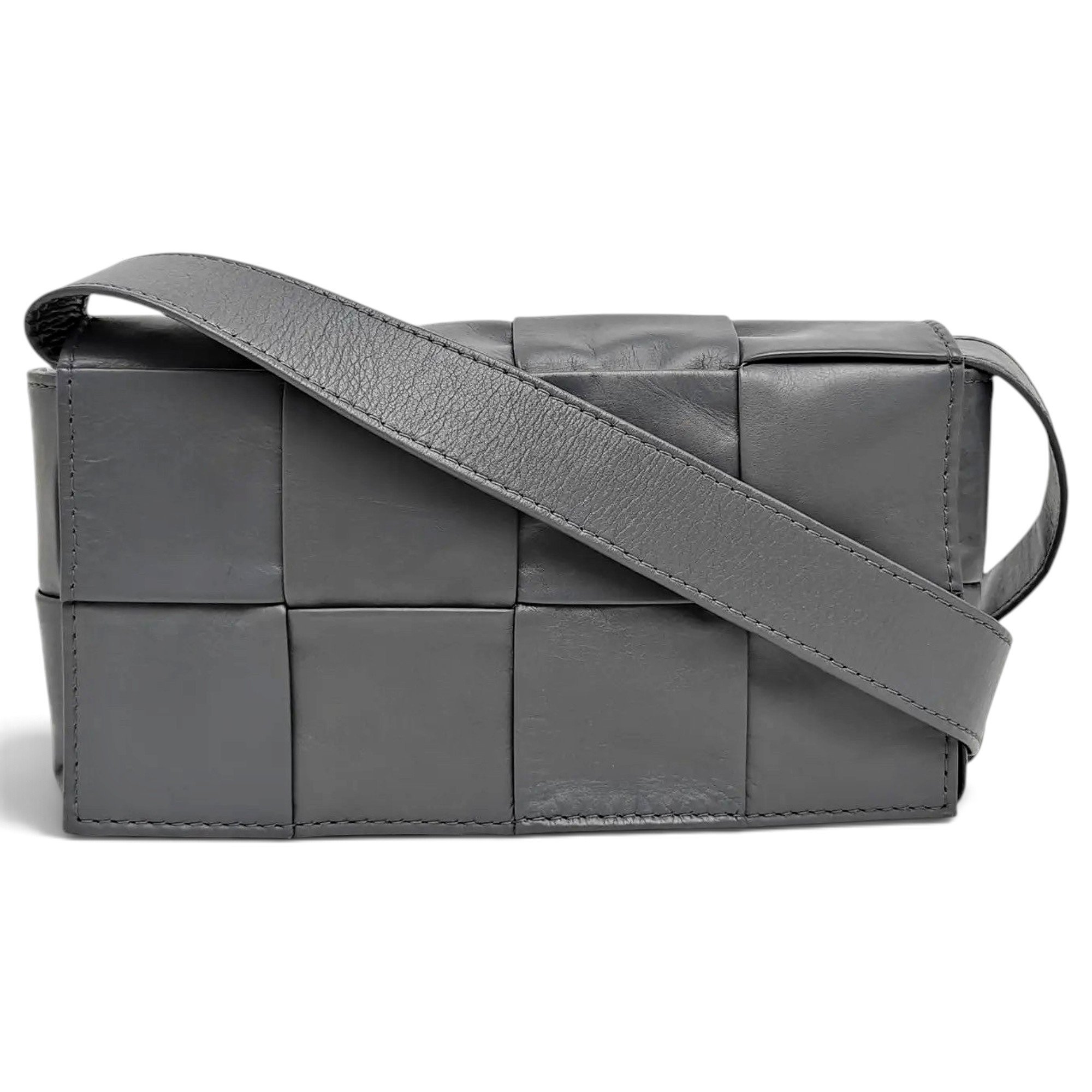 Cassette leather handbag