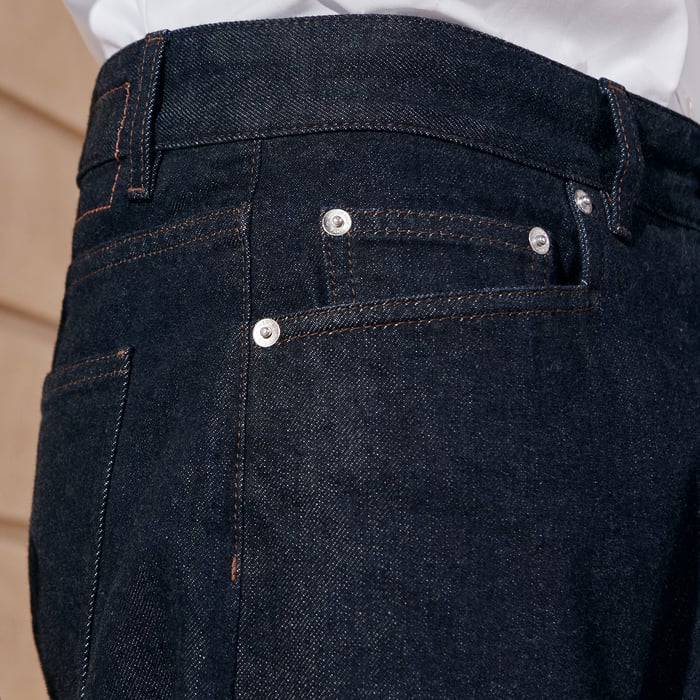 Indigo Straight Cut Jeans