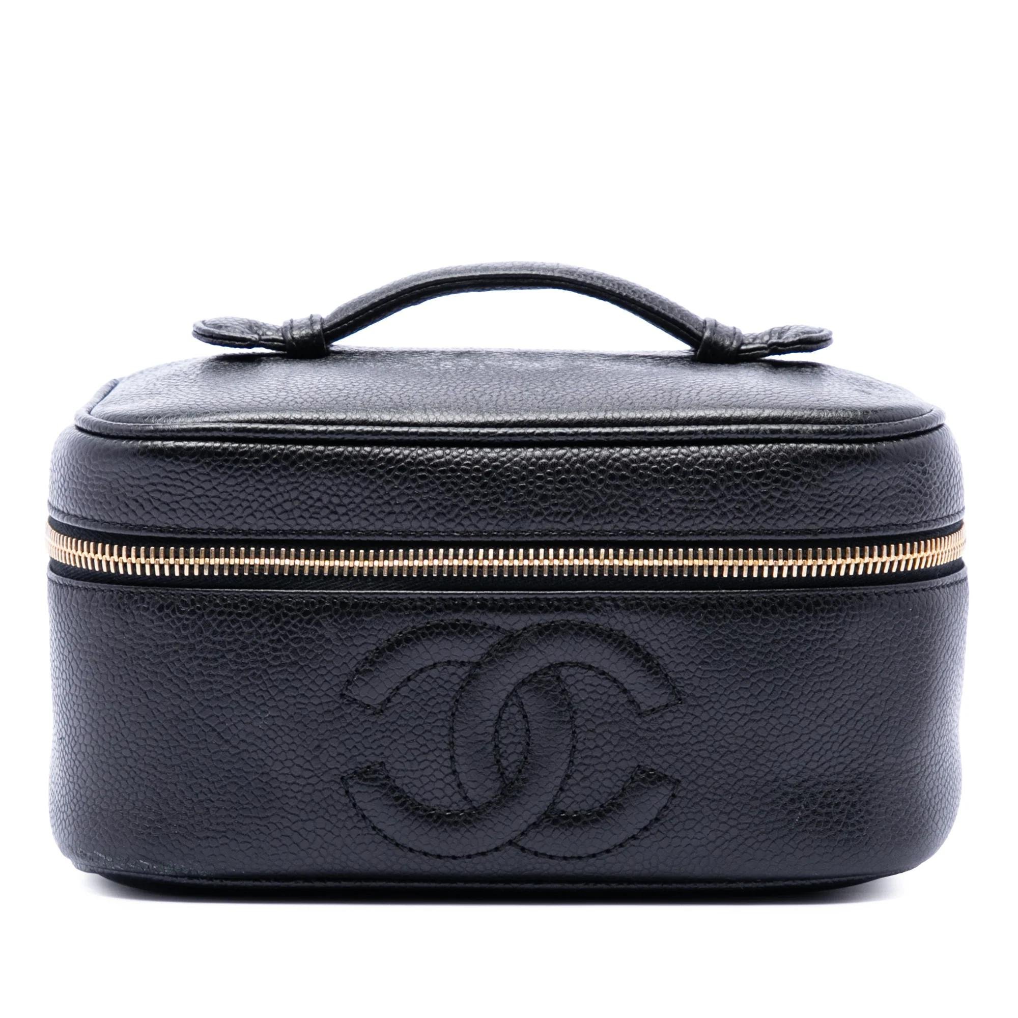 Vanity leather handbag