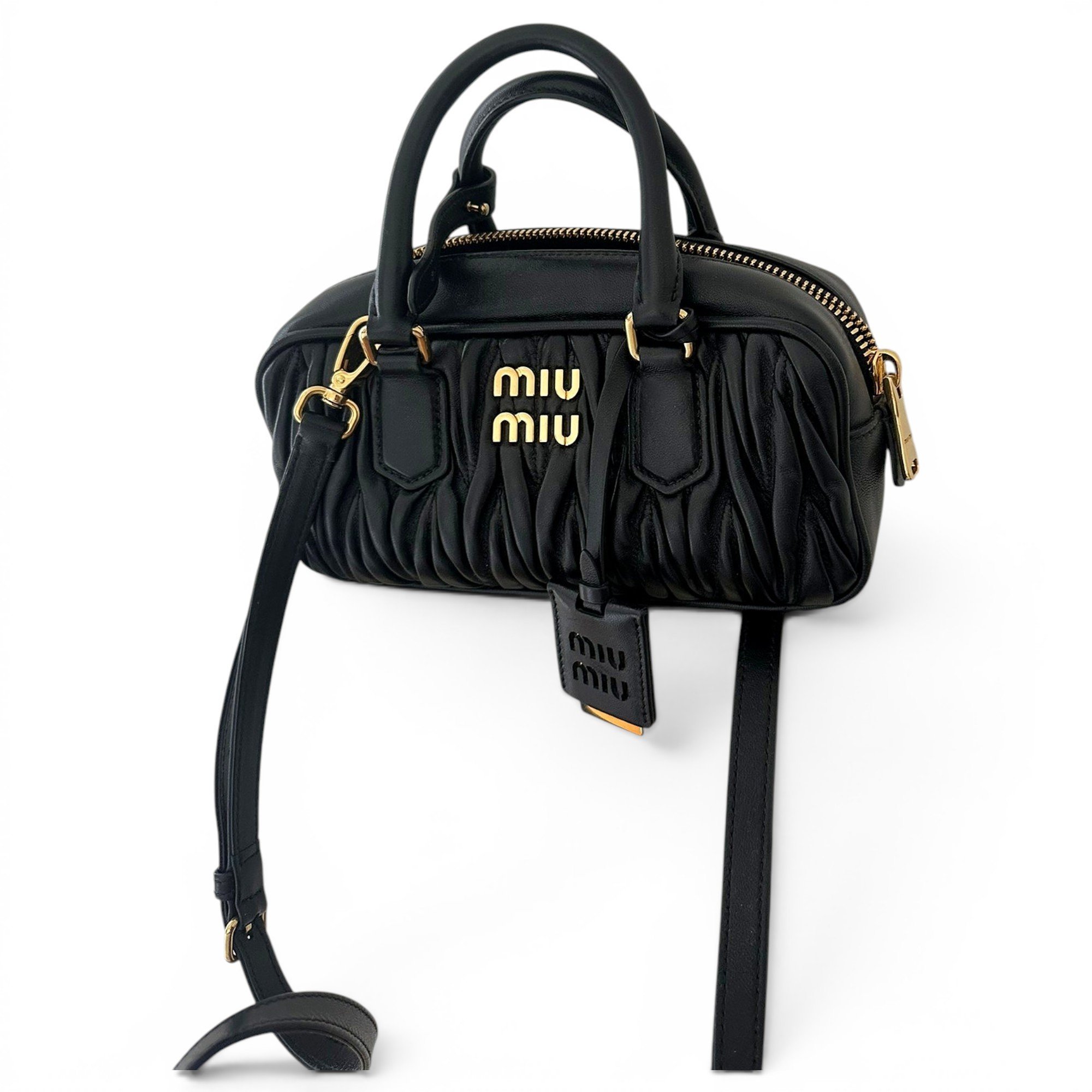 Arcadie leather crossbody bag