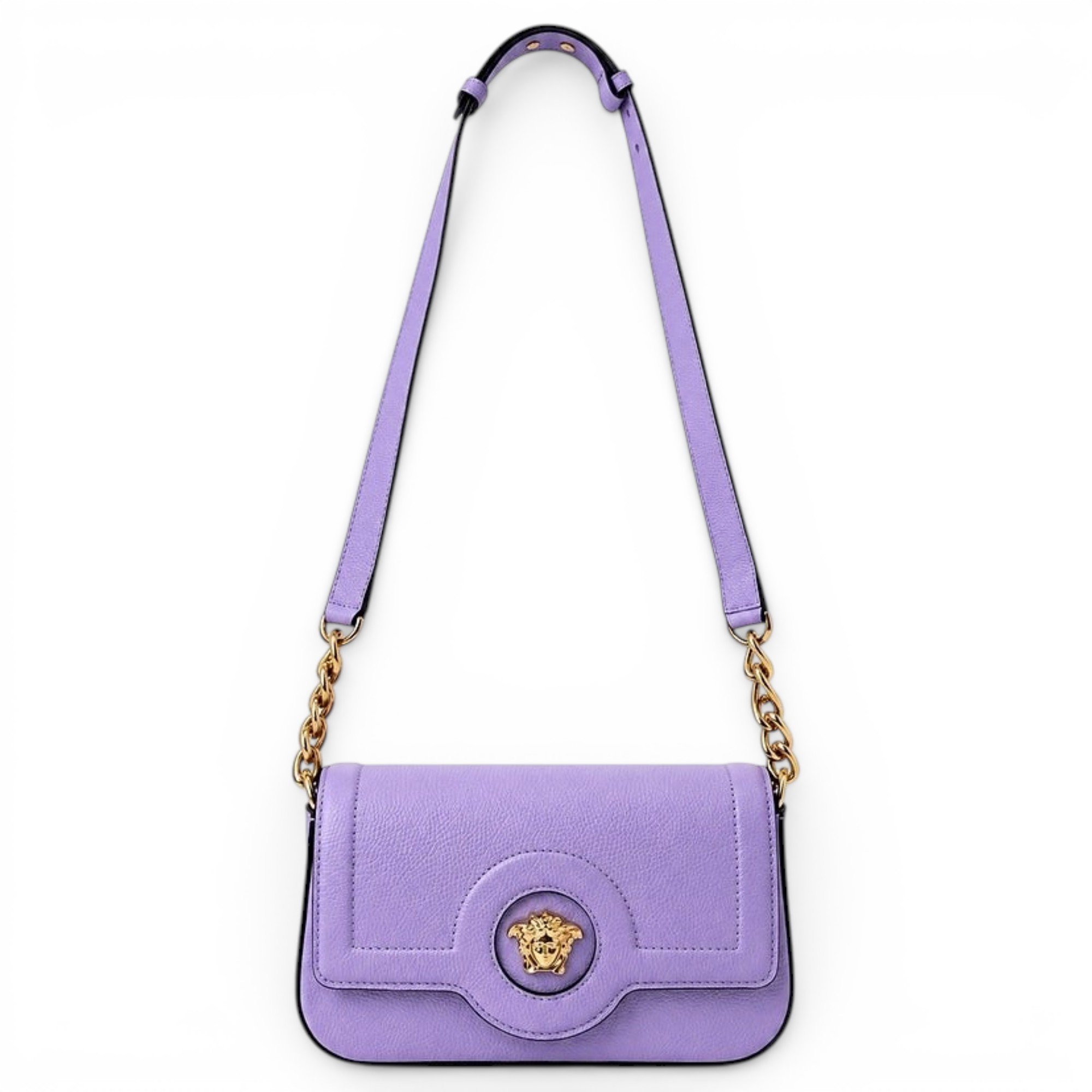 La Medusa leather handbag