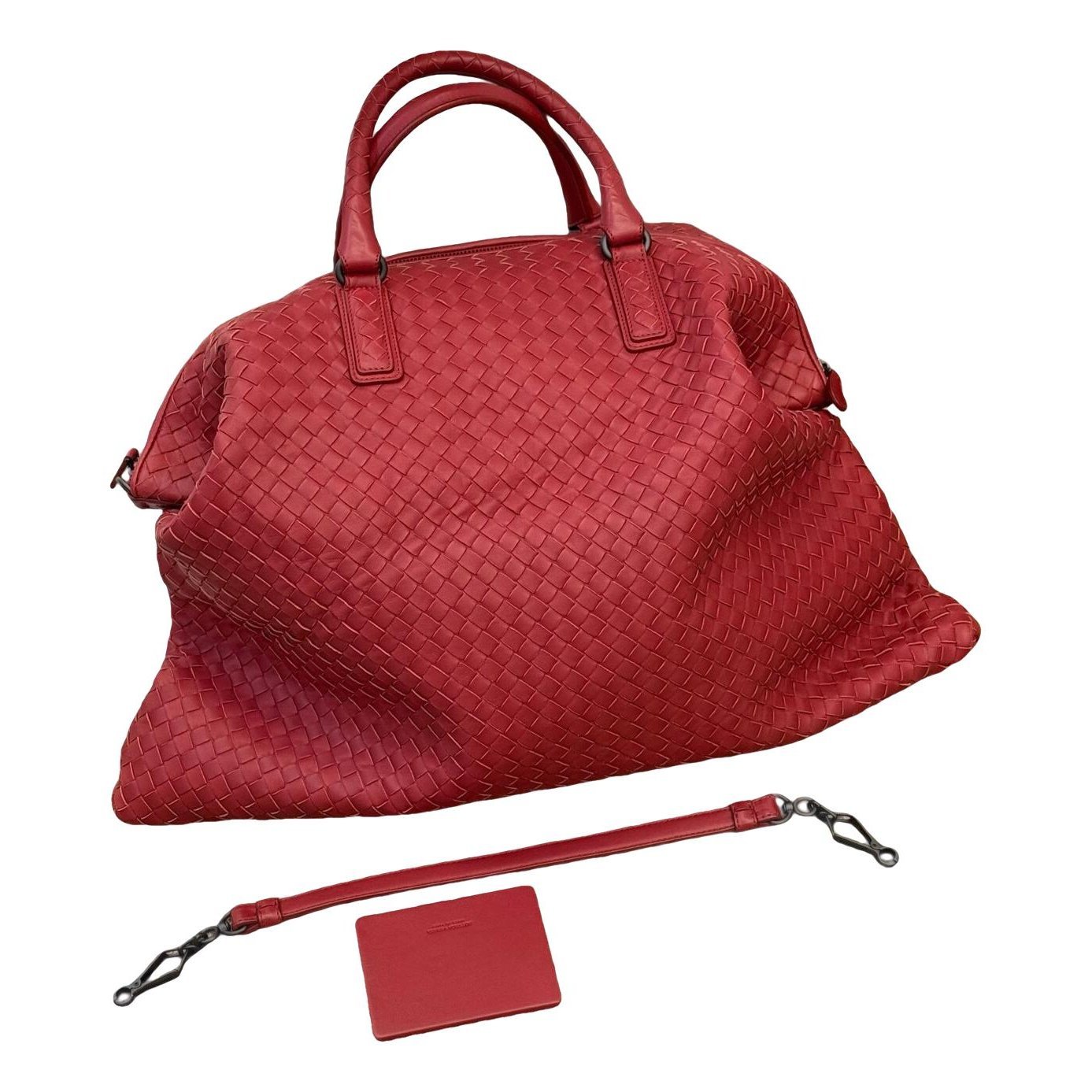 Leather tote