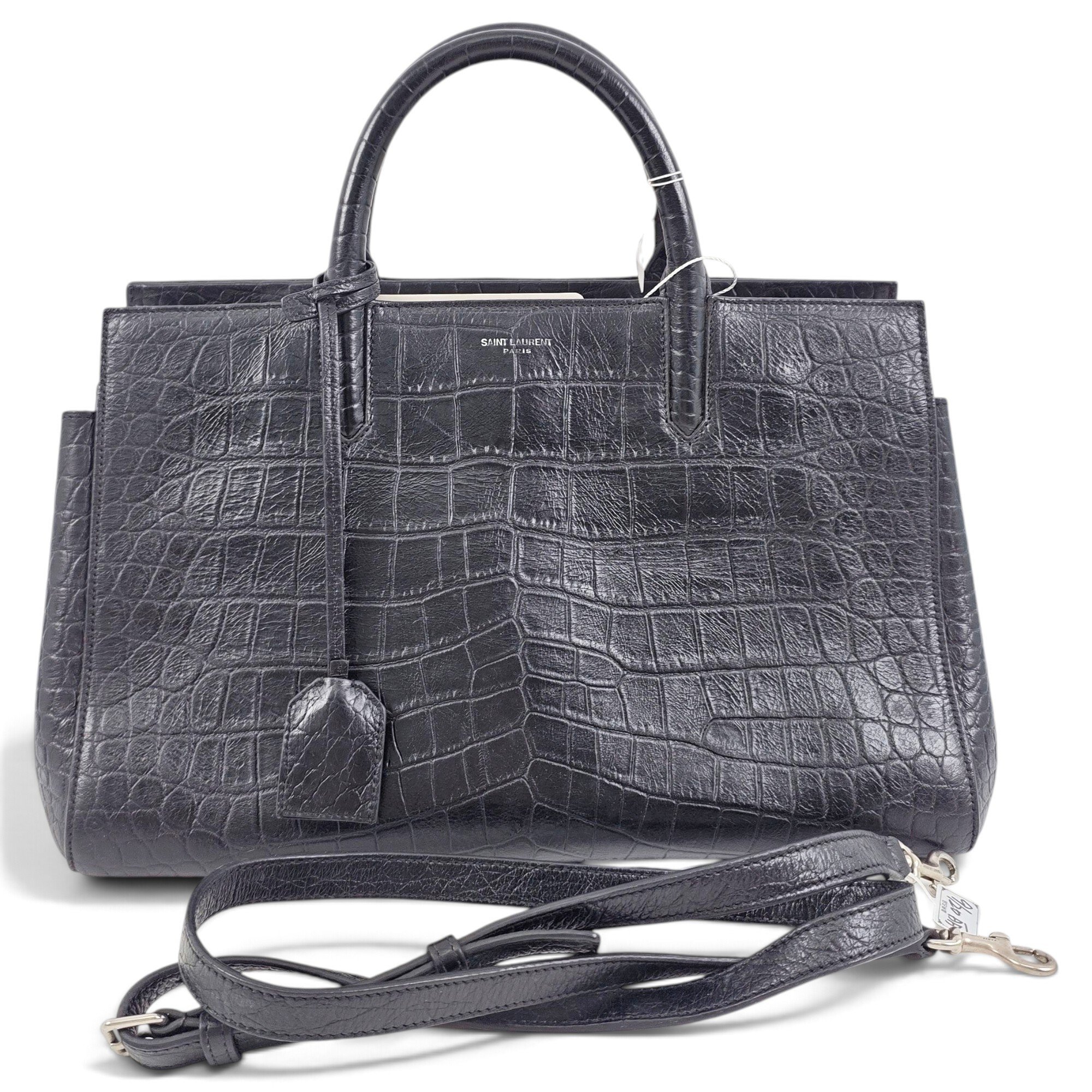 Cabas Rive Gauche leather handbag