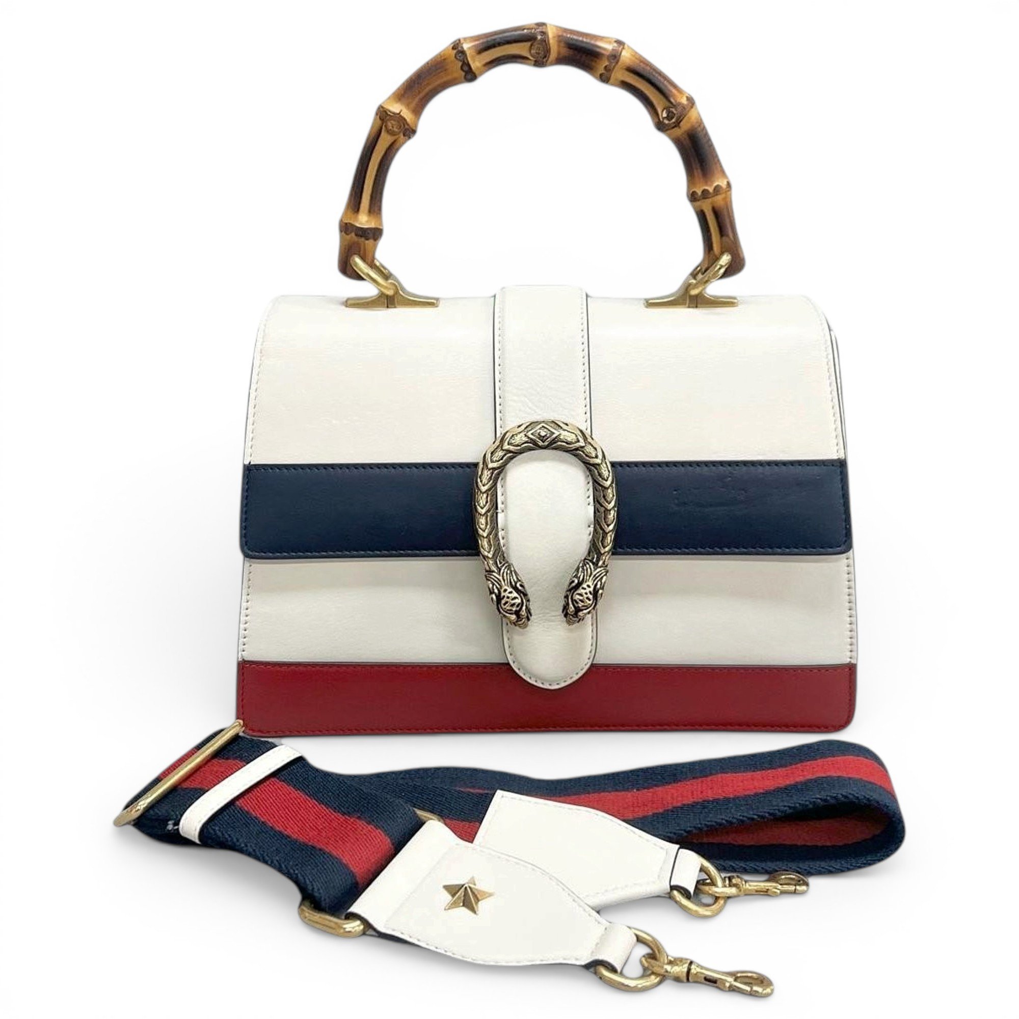 Dionysus Bamboo leather handbag