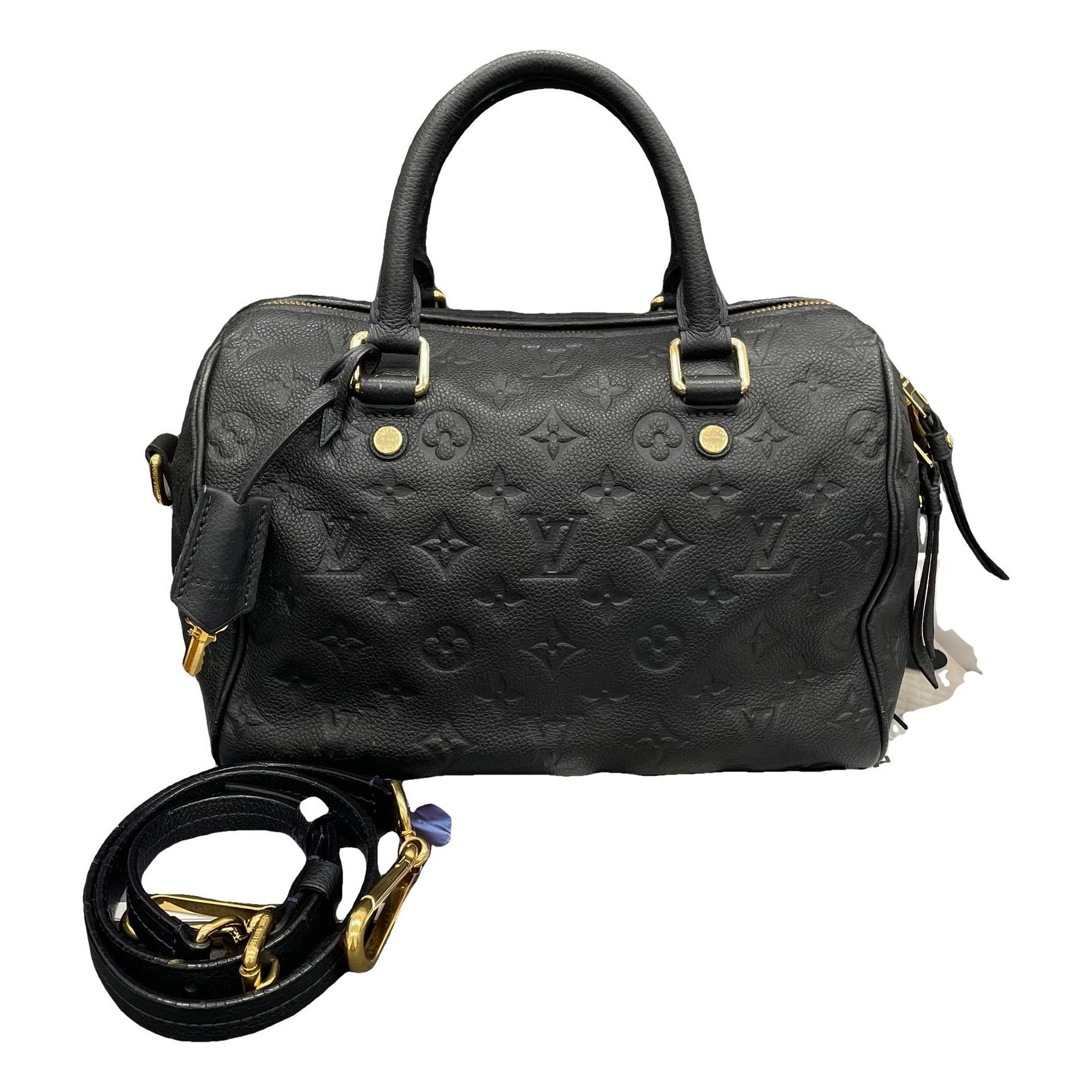 Speedy leather handbag