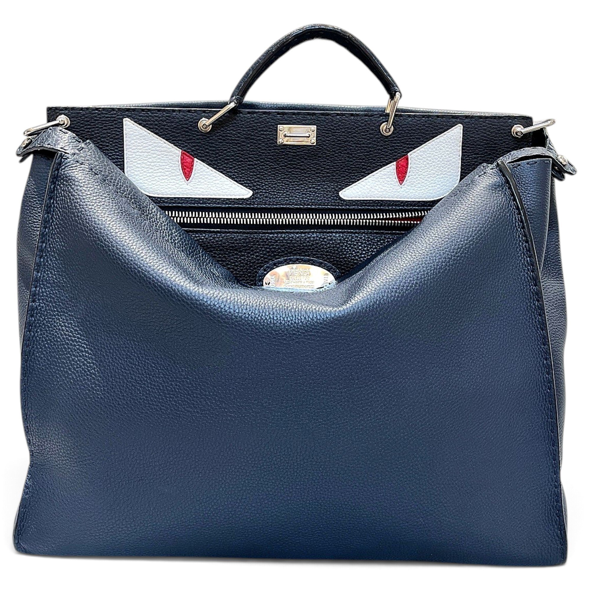 Peekaboo leather handbag