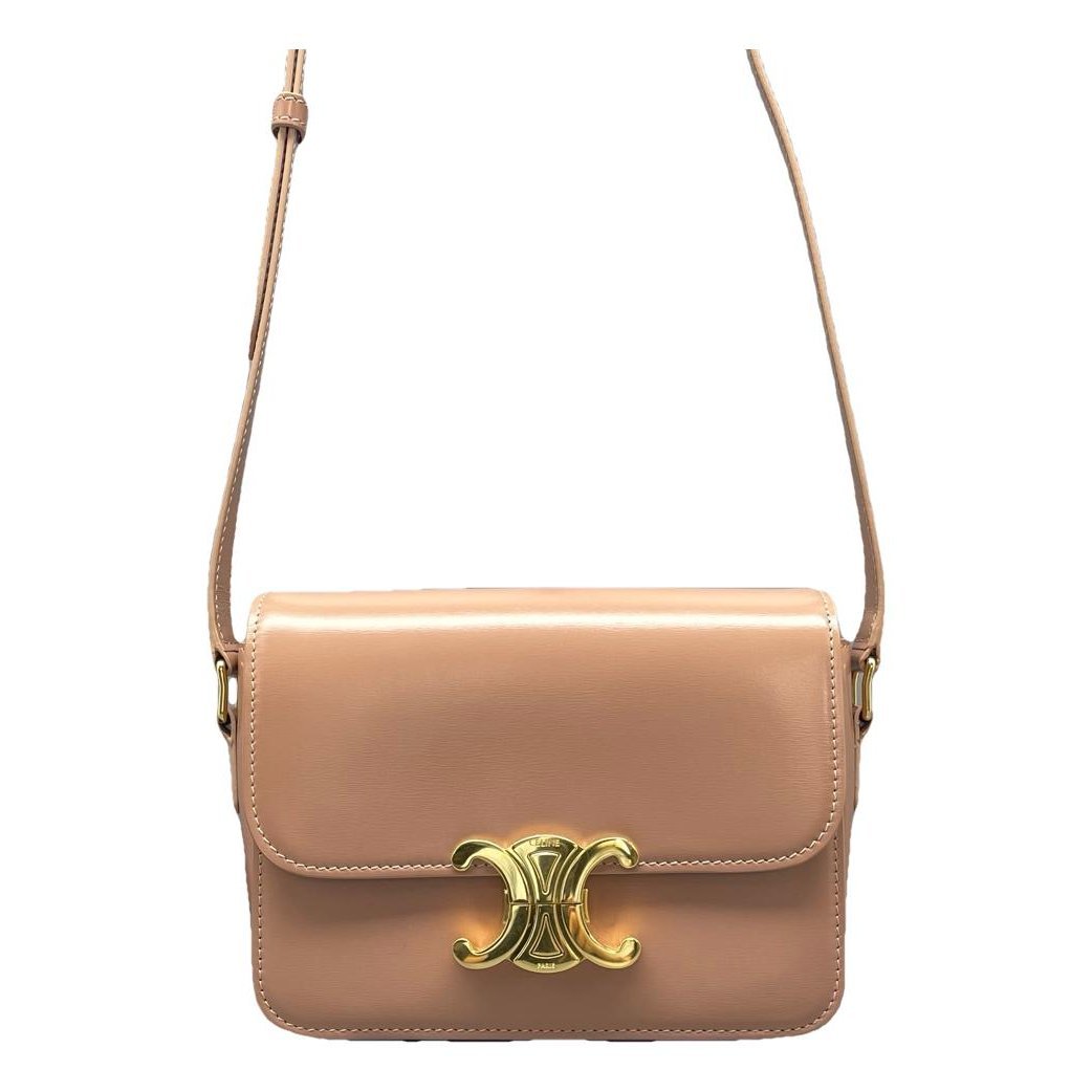 Triomphe leather handbag