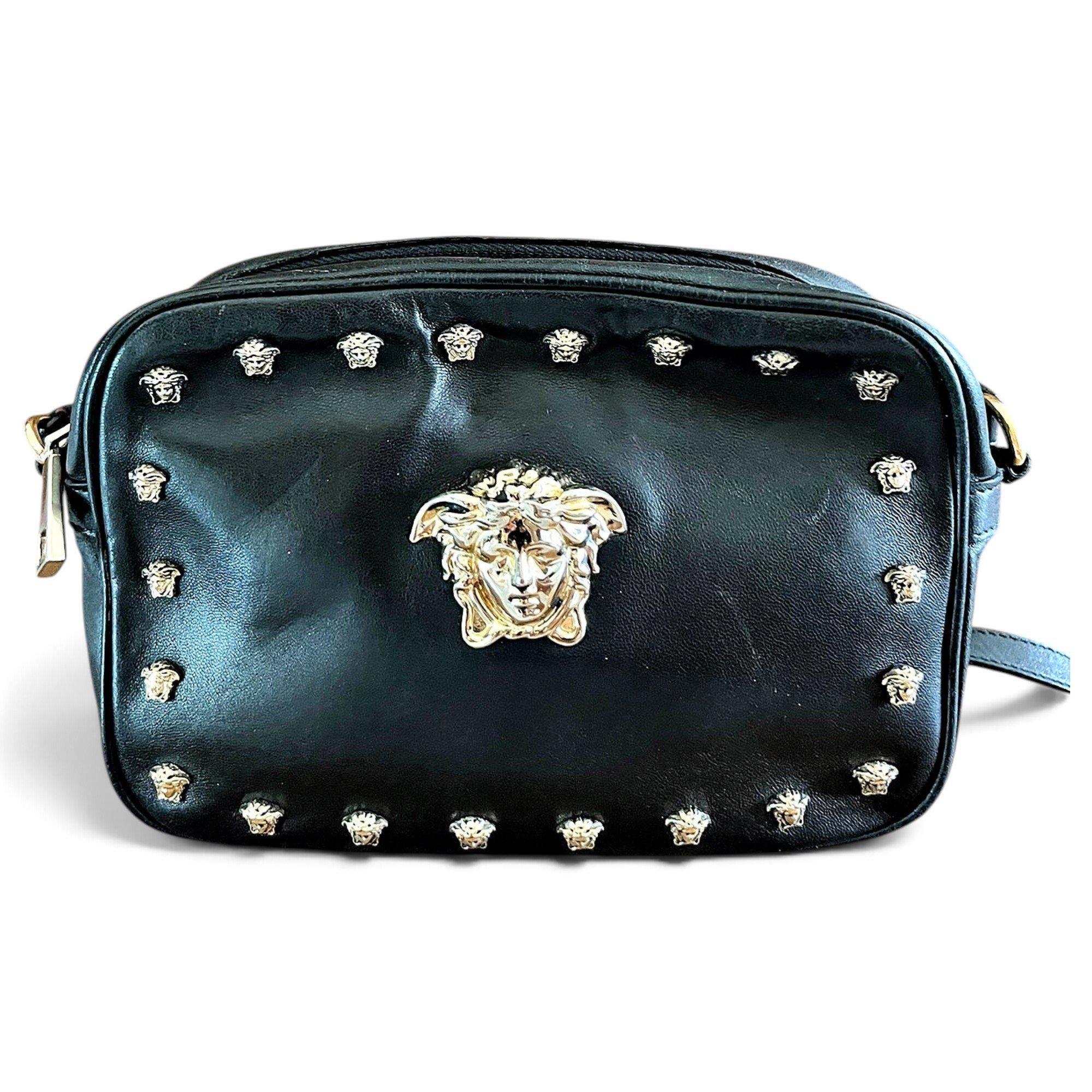 La Medusa leather mini bag