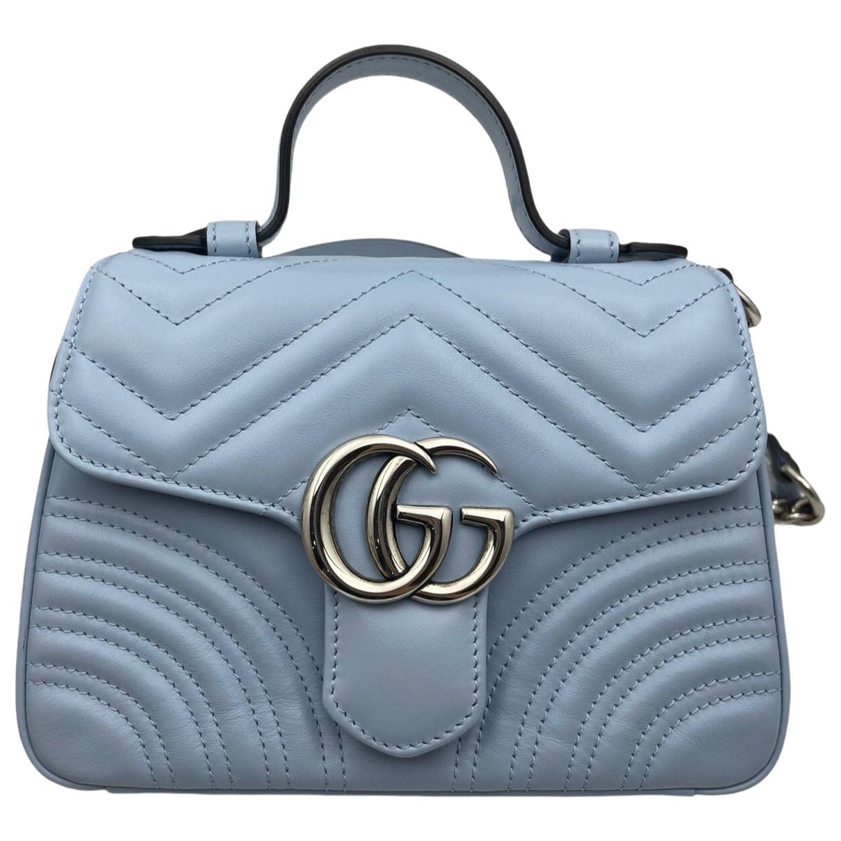 GG Marmont Flap leather handbag