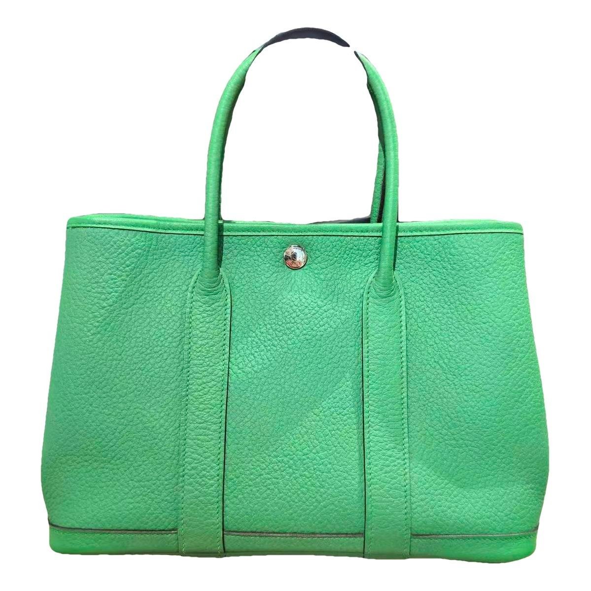 Garden Party leather handbag