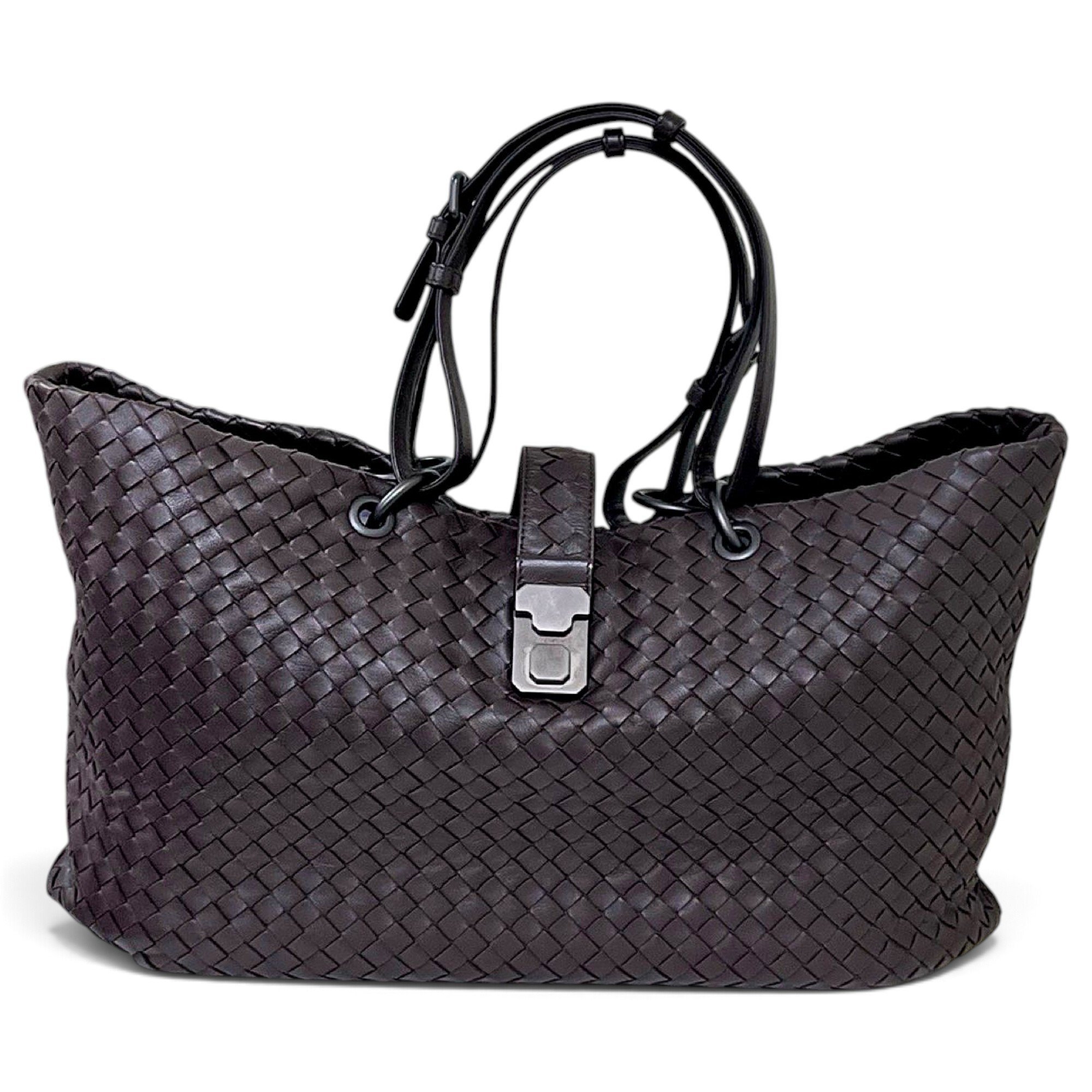 Leather tote