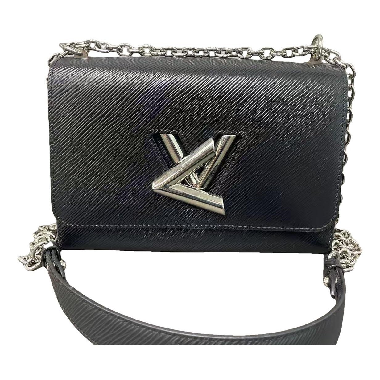 Twist leather handbag