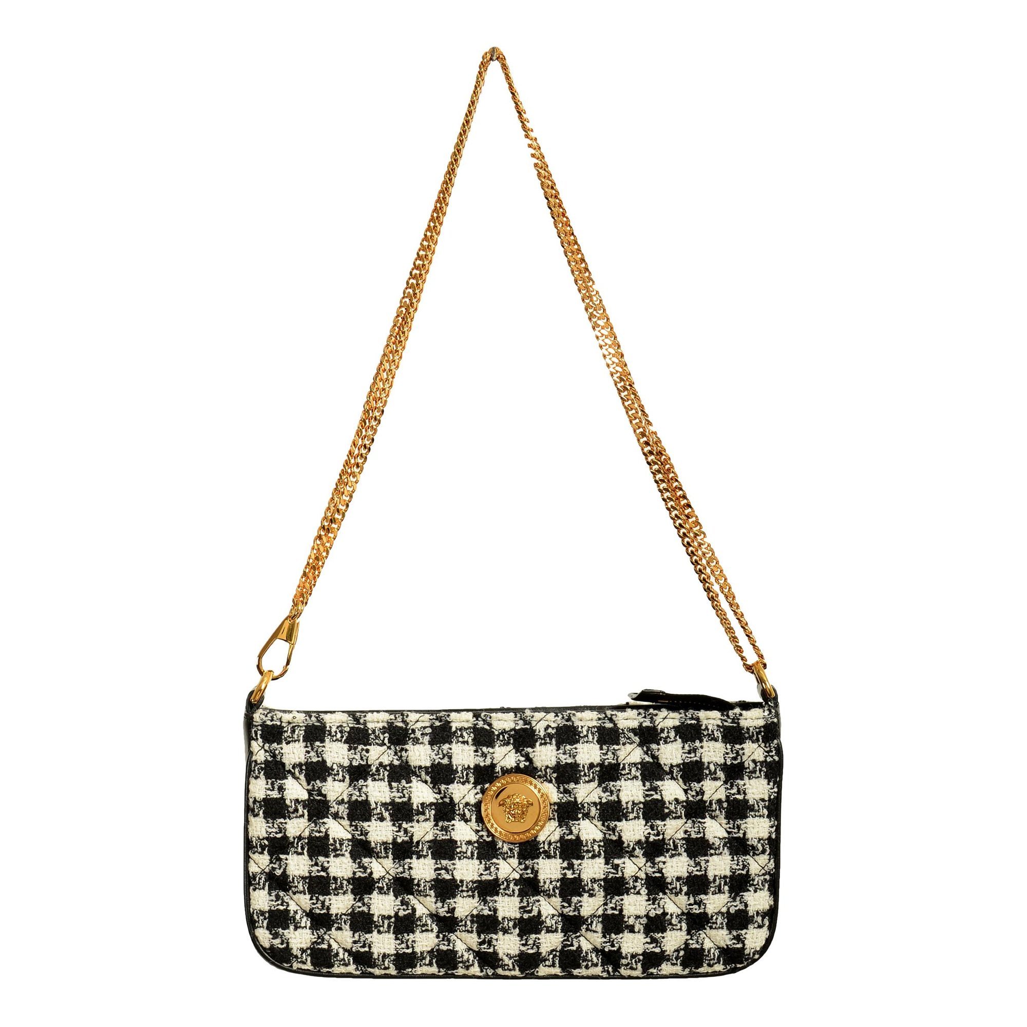 Versace La Medusa cloth handbag